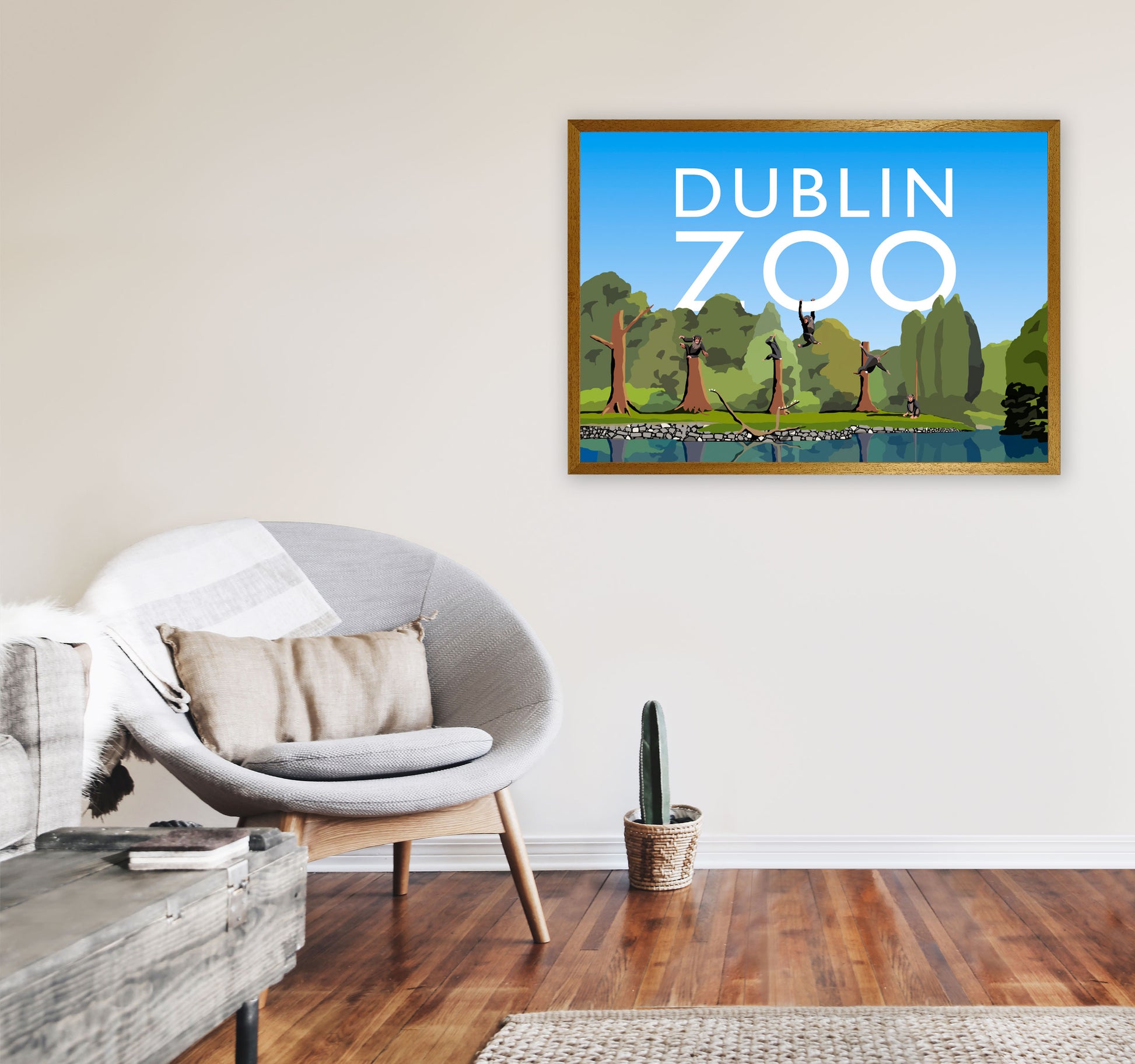 Dublin Zoo by Richard O'Neill A1 Print Only