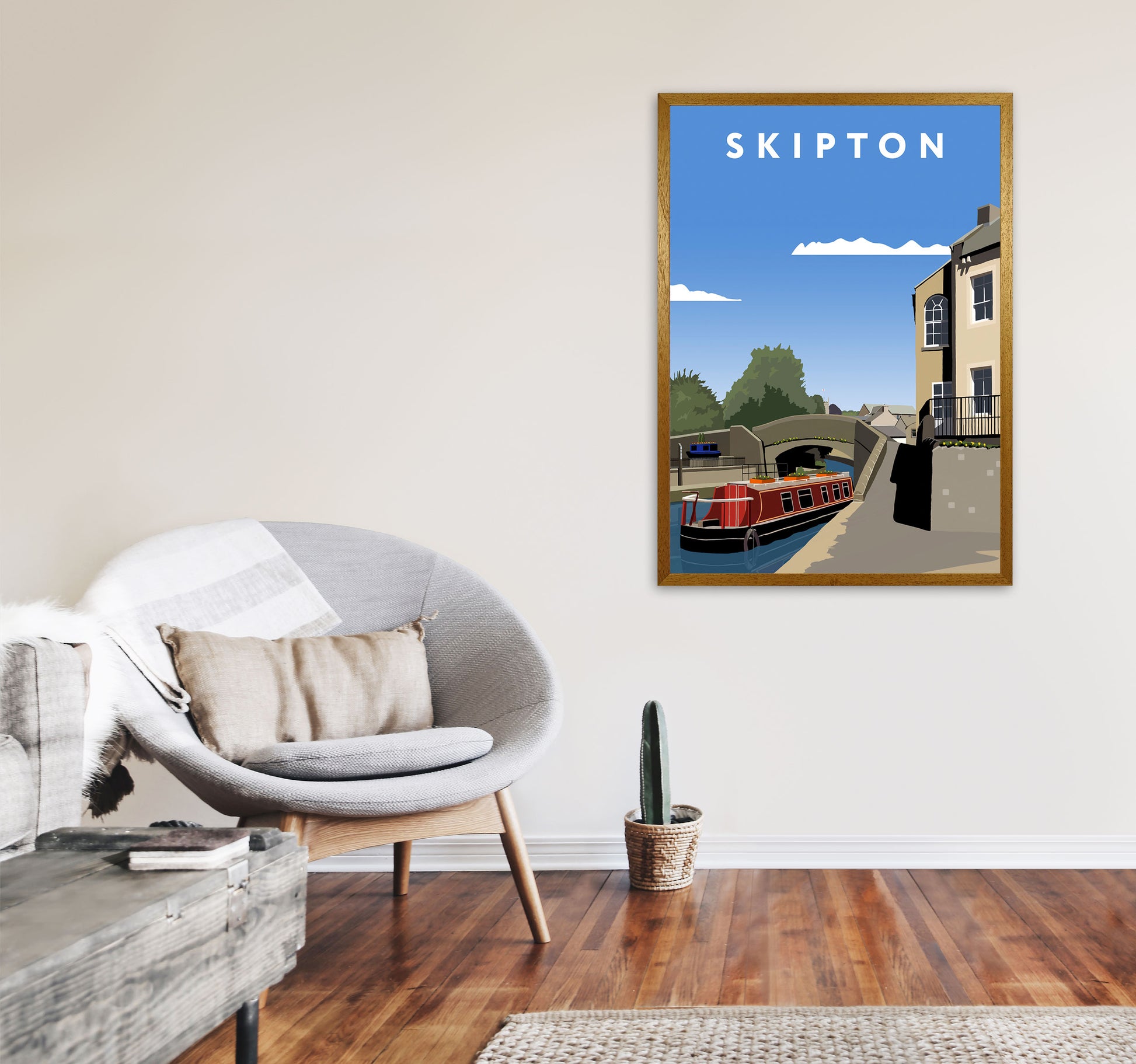 Skipton2 Portrait by Richard O'Neill A1 Print Only