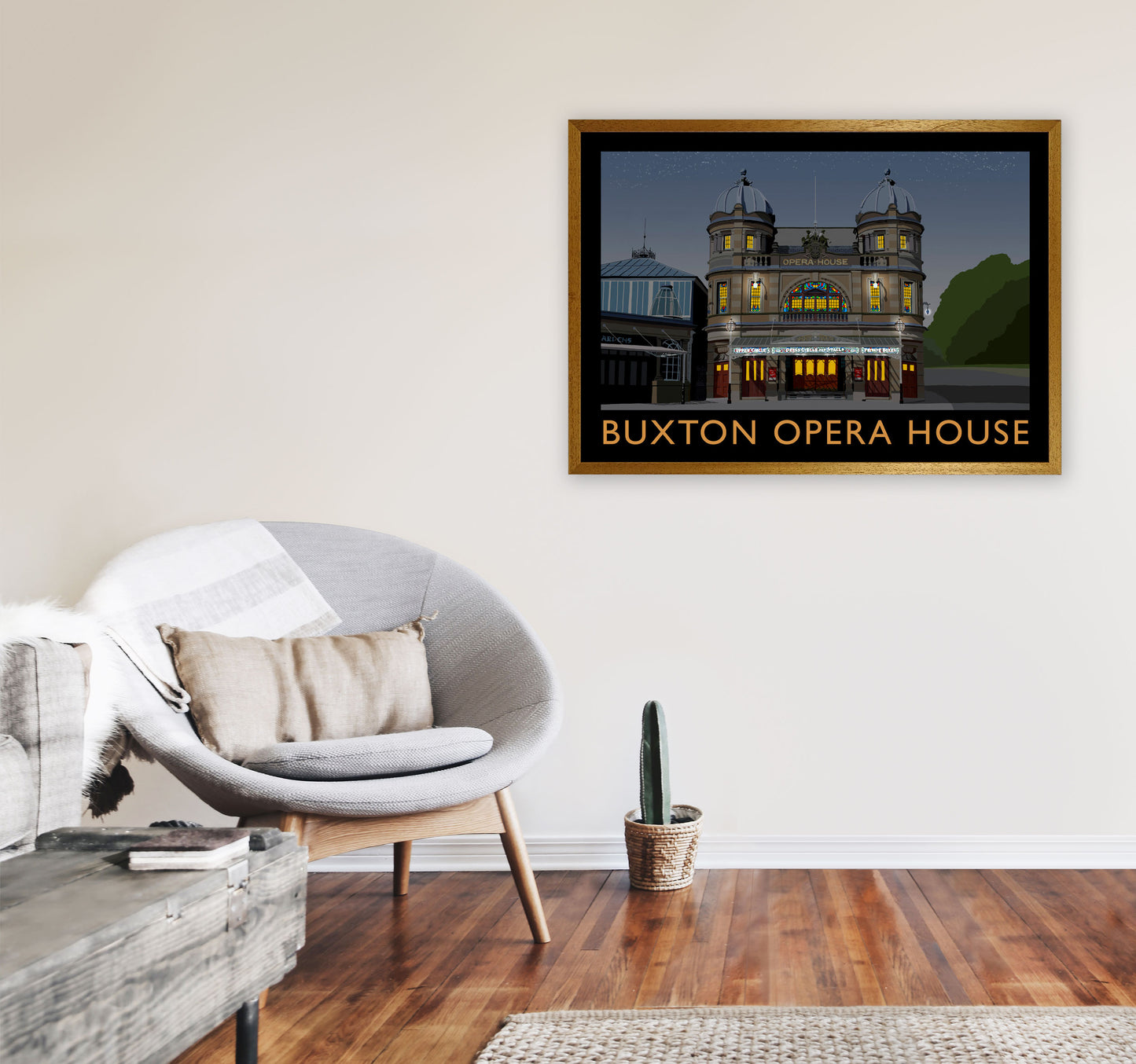 Buxton Opera House Night by Richard O'Neill A1 Print Only