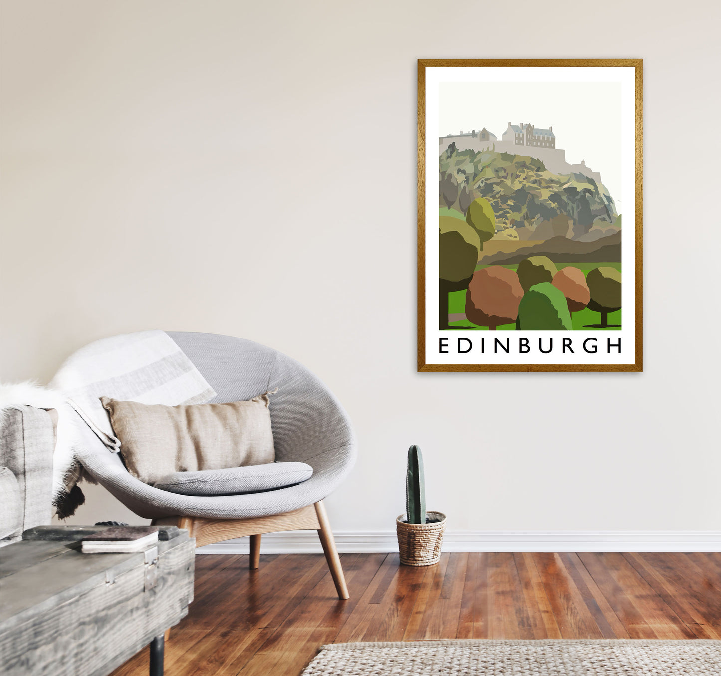Edinburgh Portrait by Richard O'Neill A1 Print Only