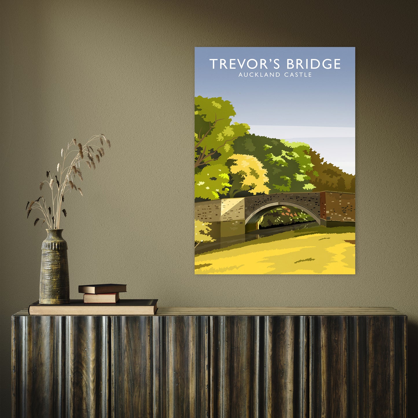 Trevor's Bridge portrait by Richard O'Neill A1 Print Only