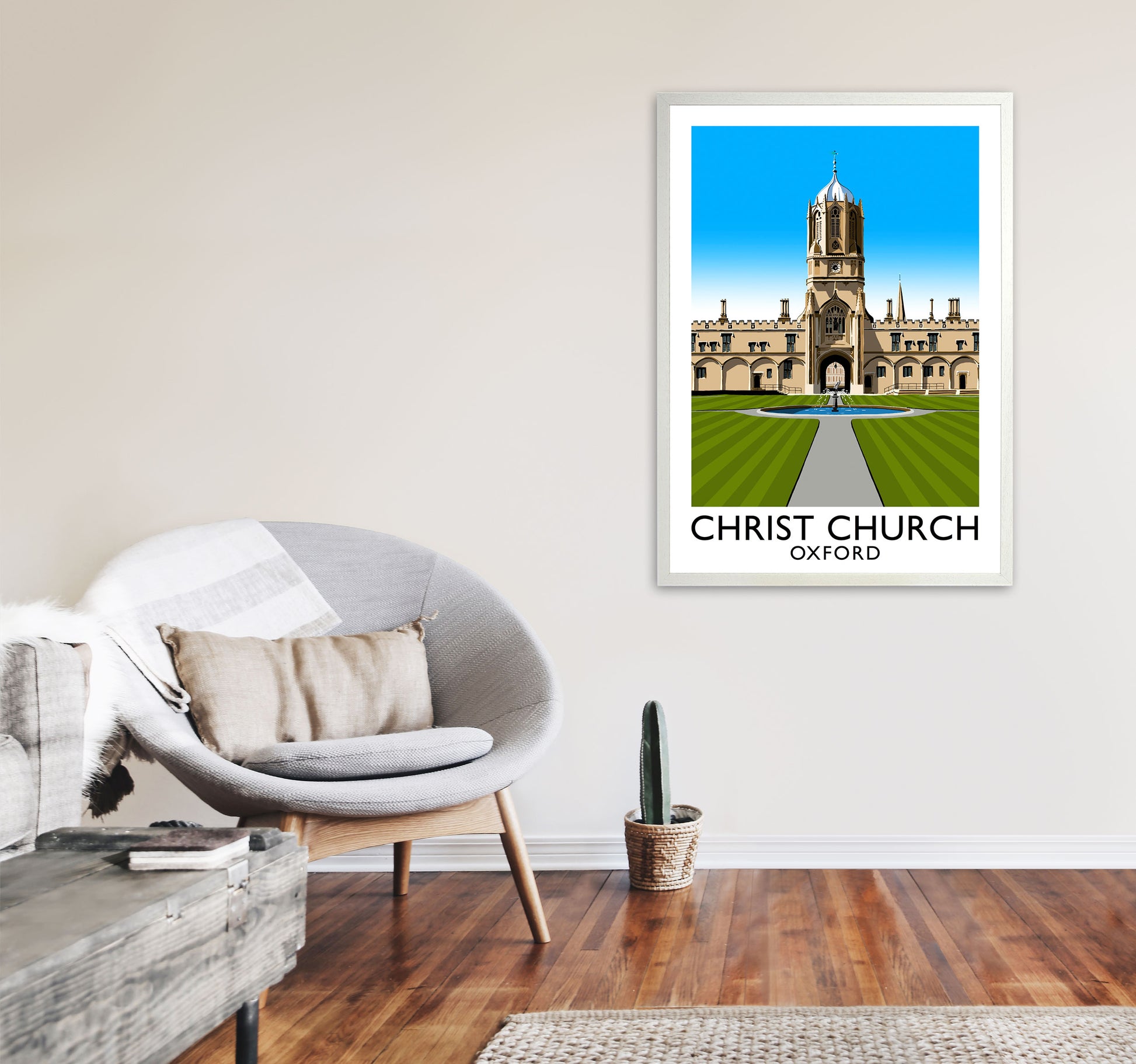 Christ Church Oxford by Richard O'Neill A1 Oak Frame