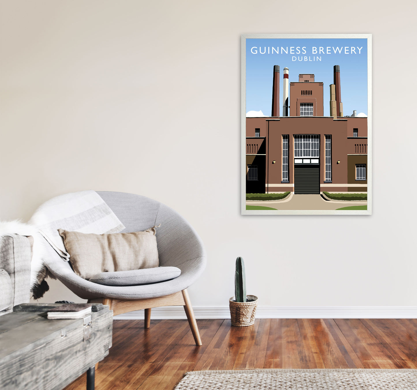 Guinness Brewery by Richard O'Neill A1 Oak Frame