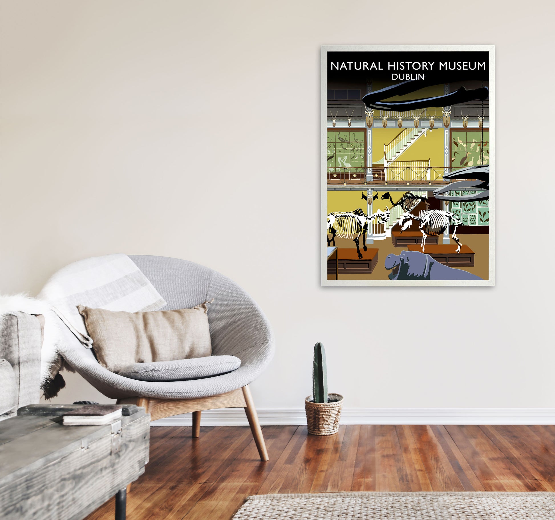 Natural History Musuem by Richard O'Neill A1 Oak Frame