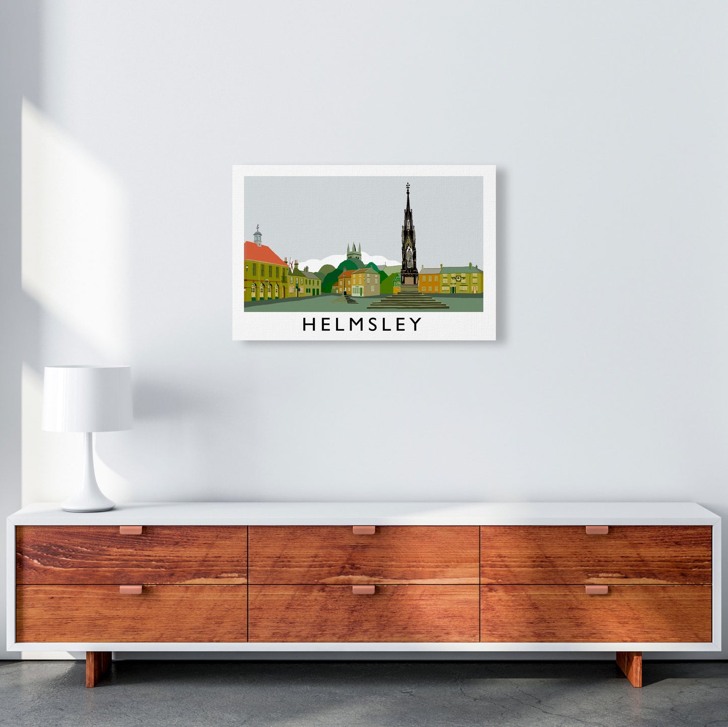 Helmsley Art Print by Richard O'Neill A2 Canvas