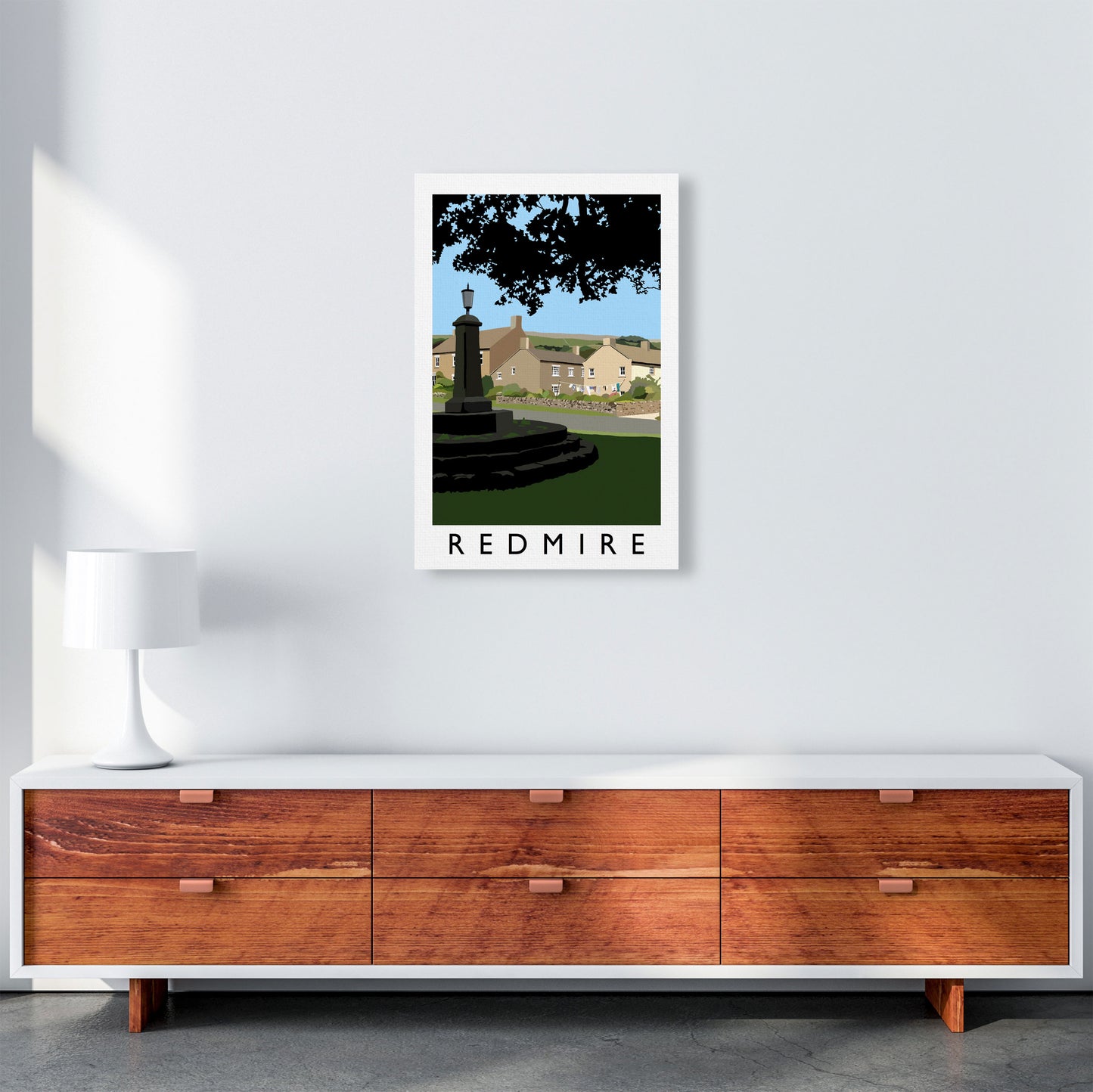 Redmire Art Print by Richard O'Neill A2 Canvas