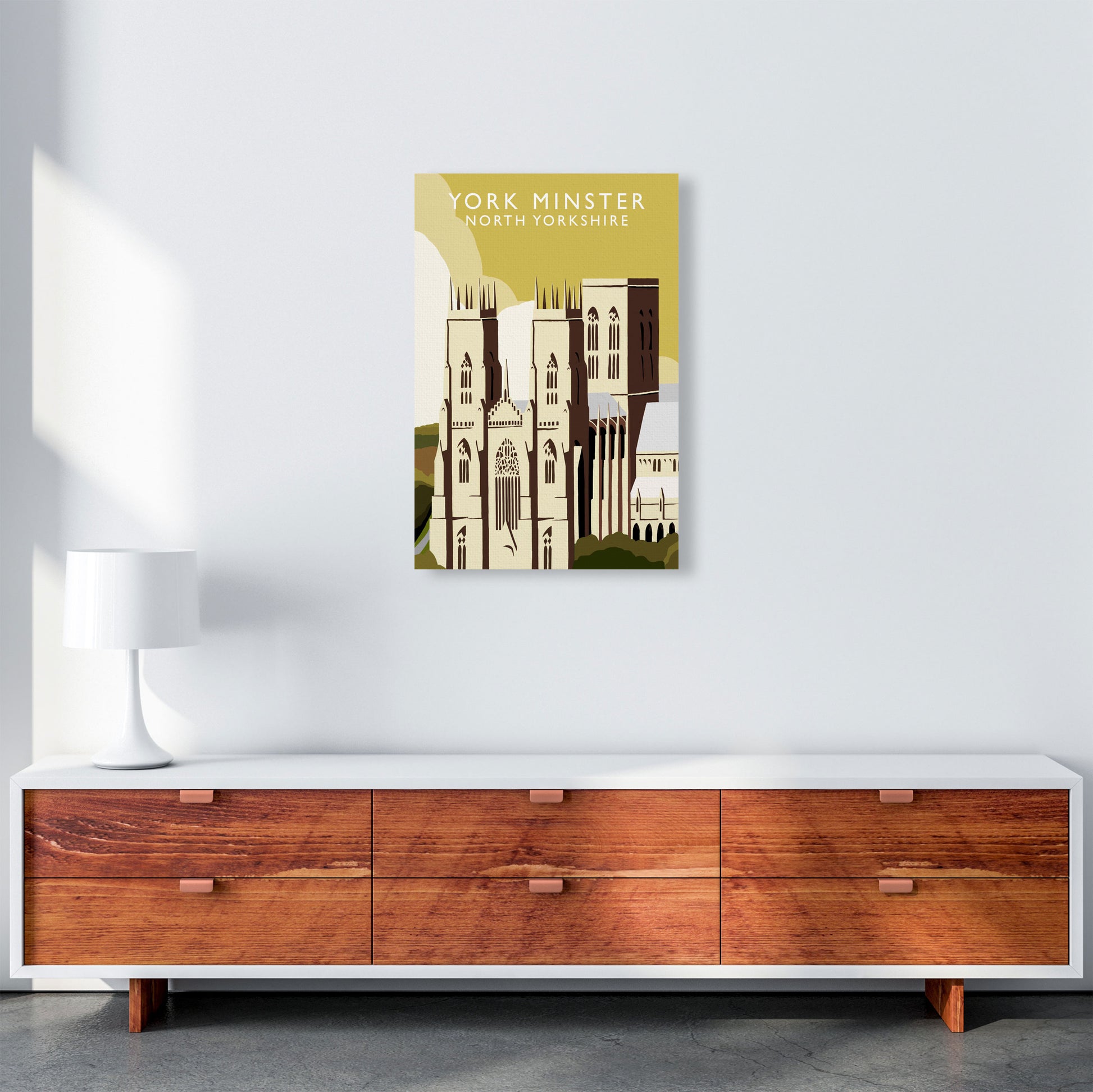 York Minster Art Print by Richard O'Neill A2 Canvas