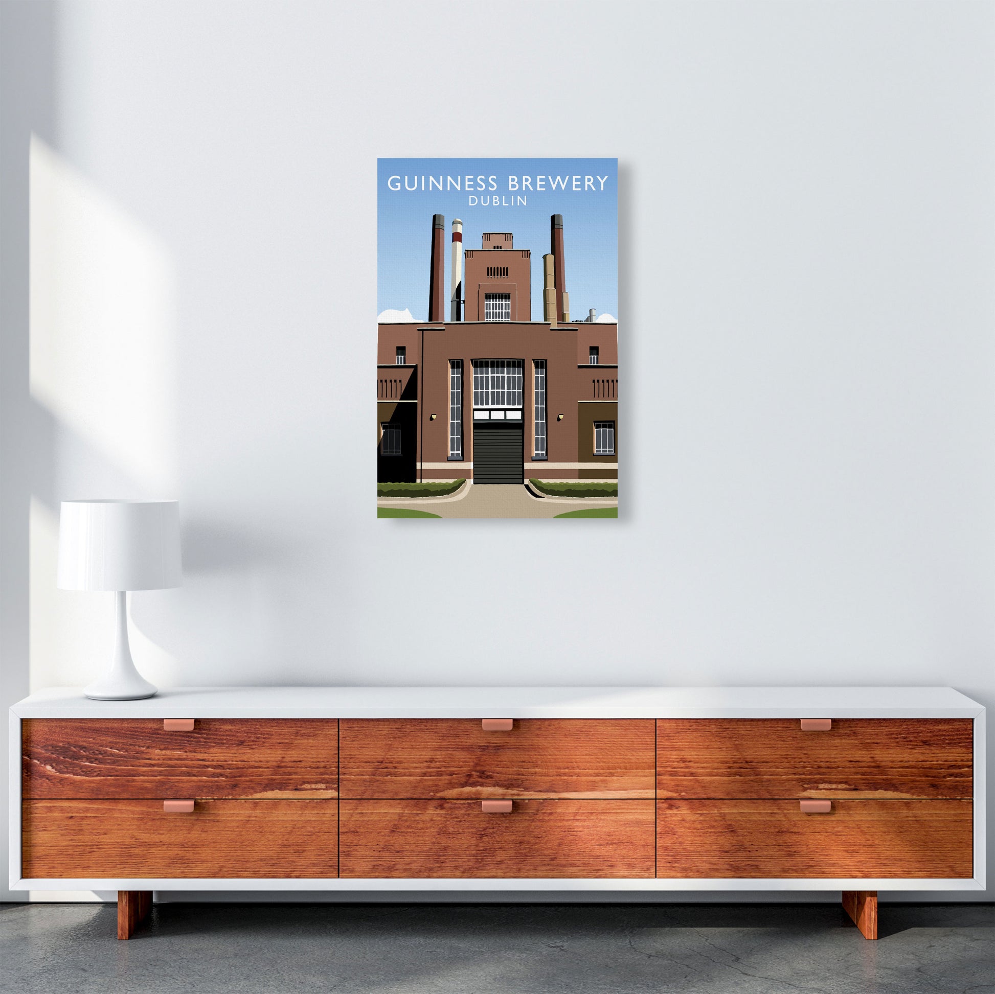 Guinness Brewery by Richard O'Neill A2 Canvas