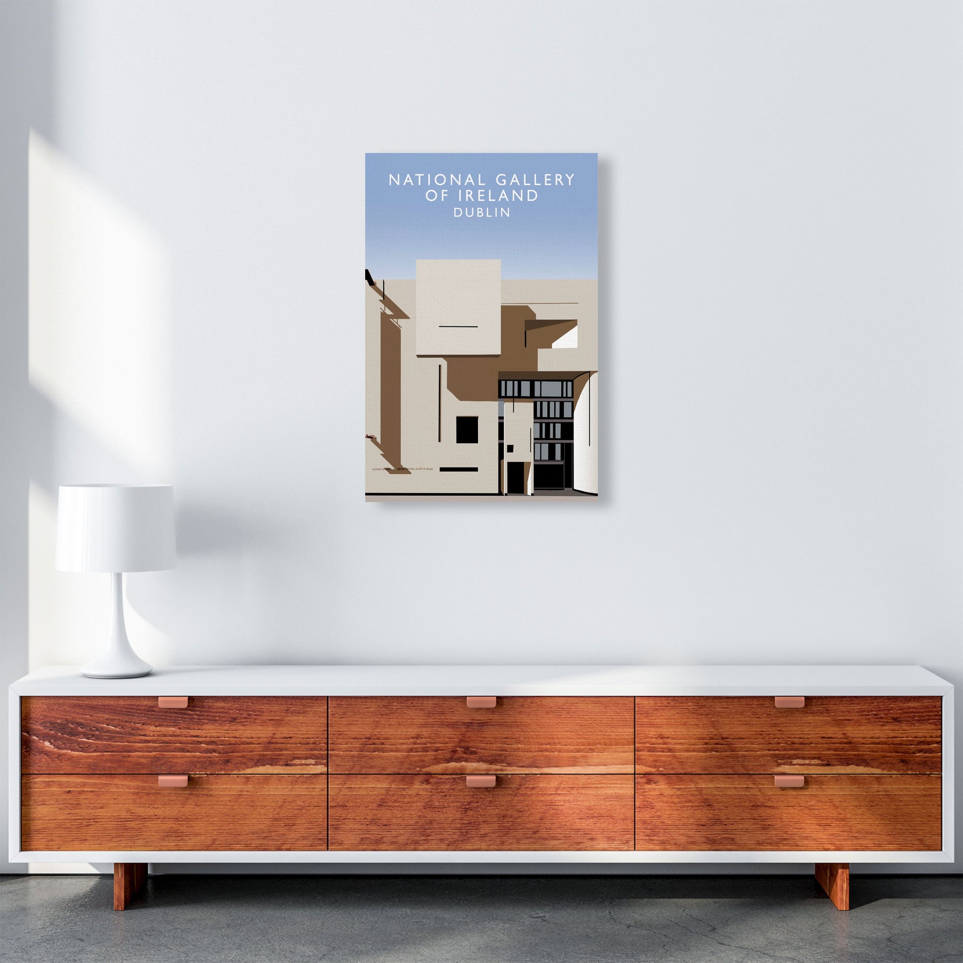 National Gallery Of Ireland by Richard O'Neill A2 Canvas