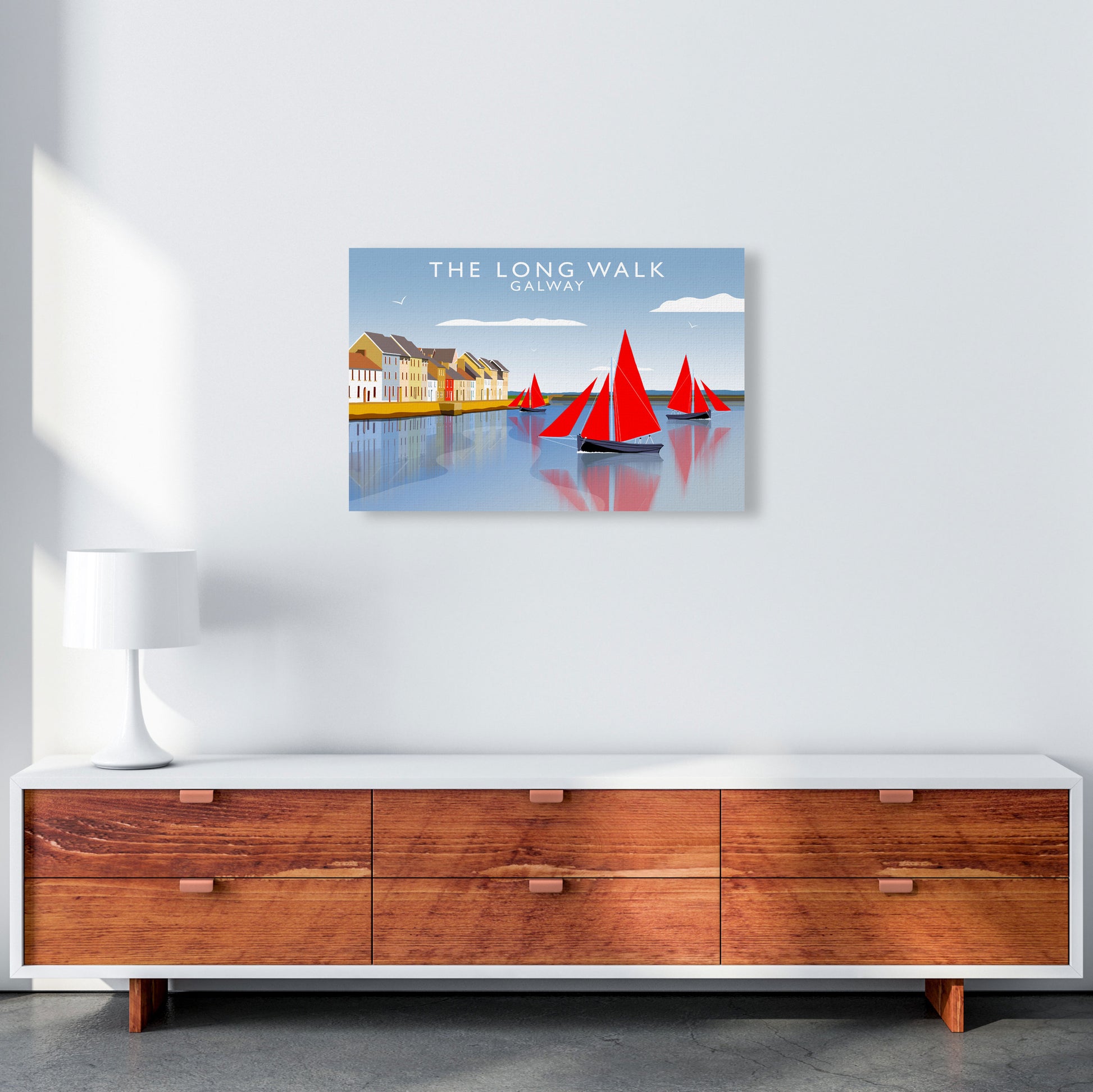 Long Walk (Landscape) by Richard O'Neill A2 Canvas