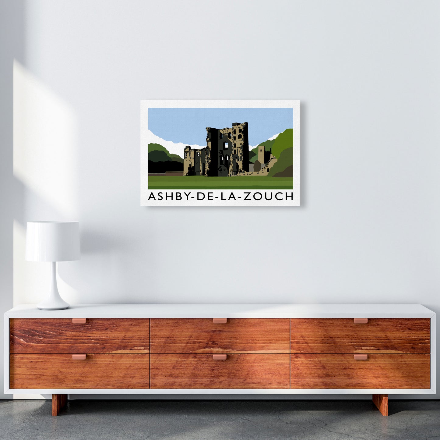 Ashby-de-la- Zouche by Richard O'Neill A2 Canvas