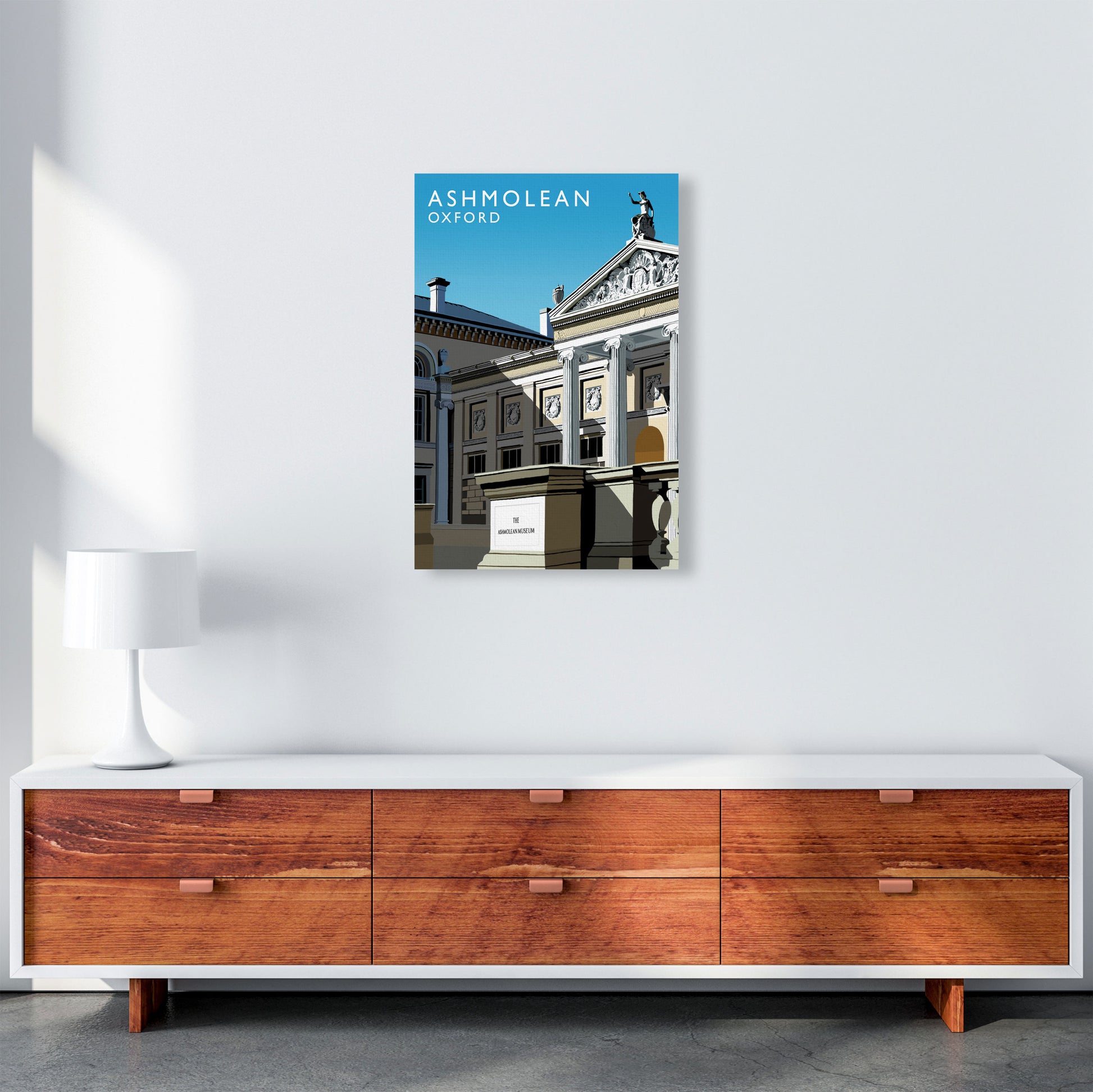 Ashmolean Portrait by Richard O'Neill A2 Canvas