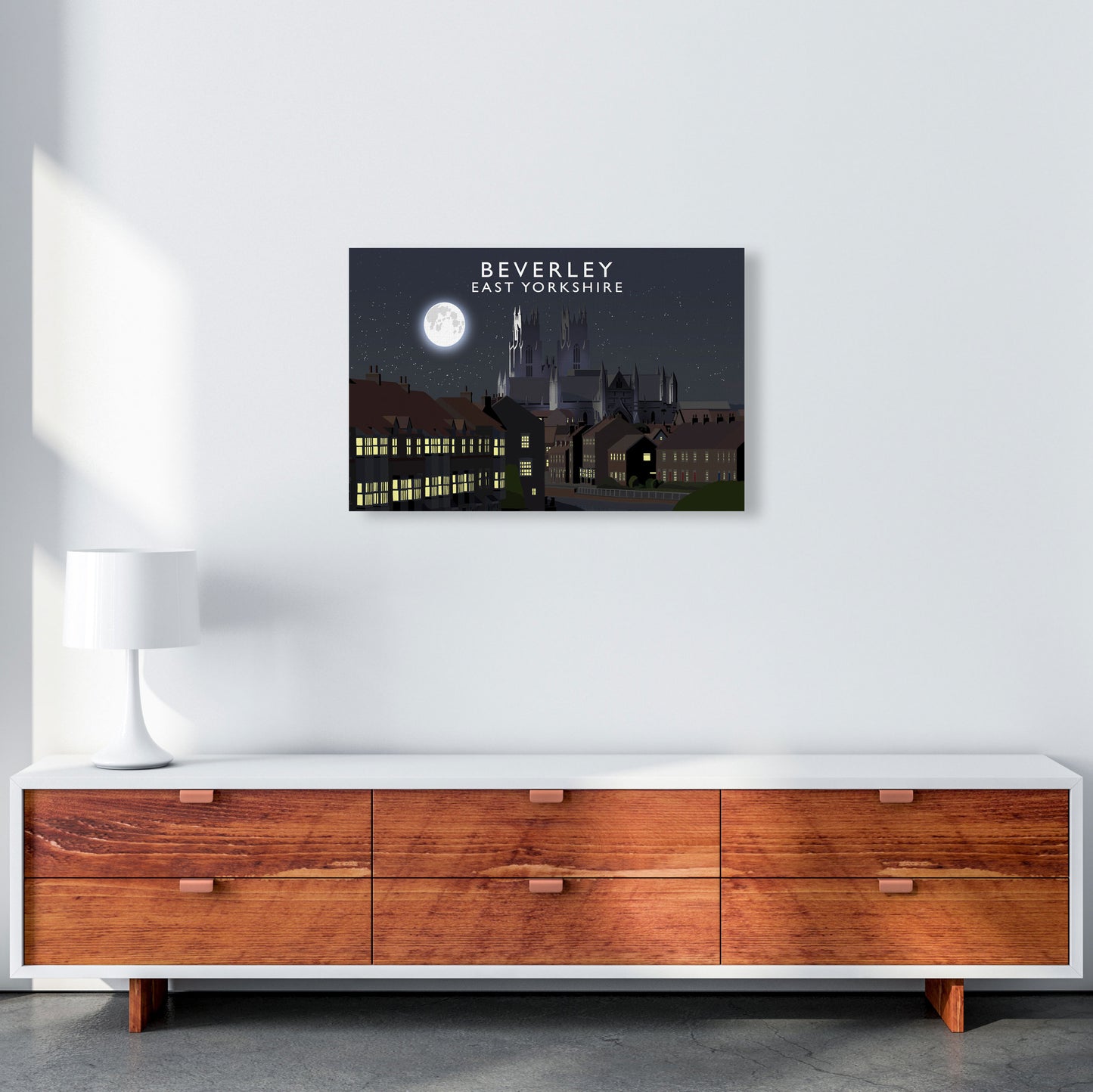 Beverley East Yorkshire Art Print by Richard O'Neill A2 Canvas