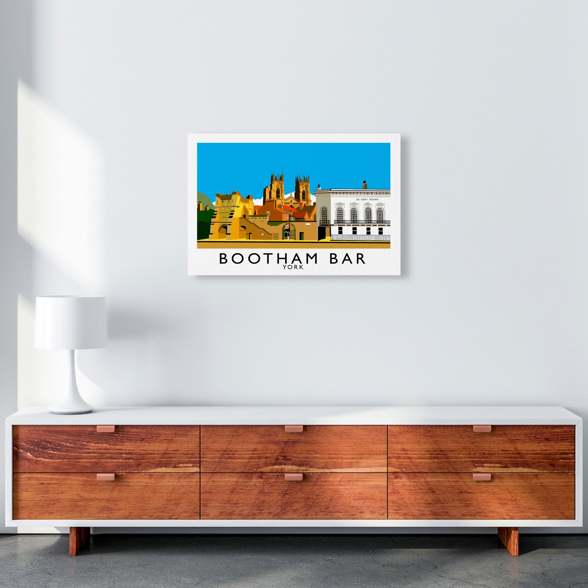 Bootham Bar York Art Print by Richard O'Neill A2 Canvas