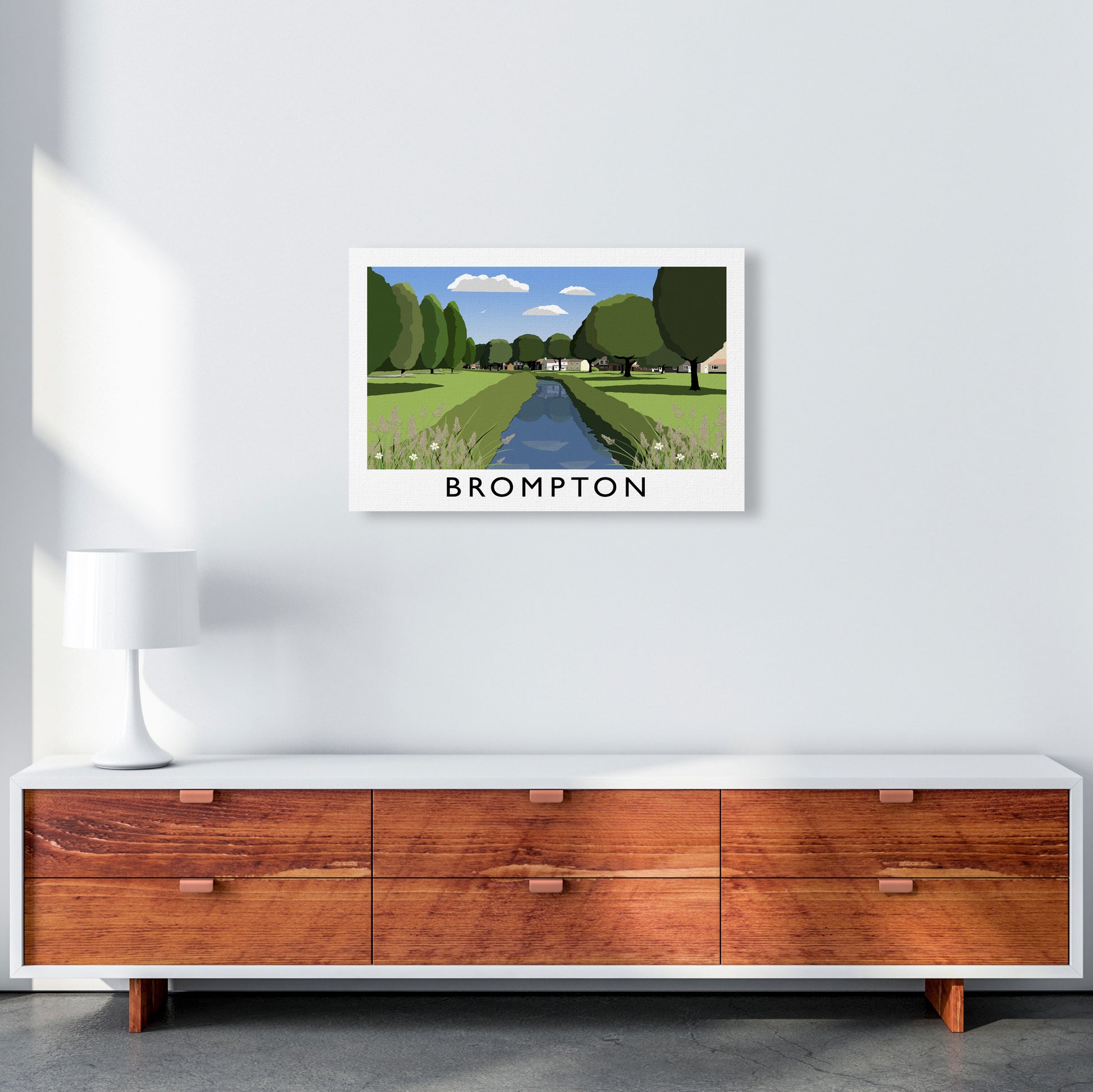 Brompton Art Print by Richard O'Neill A2 Canvas