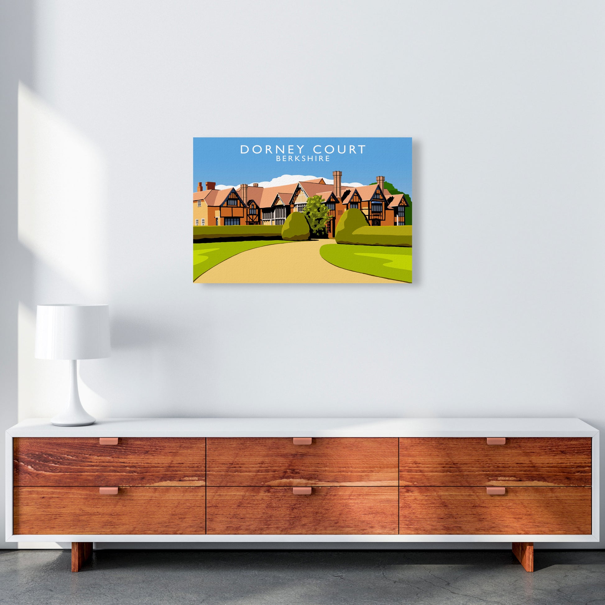 Dorney Court by Richard O'Neill A2 Canvas