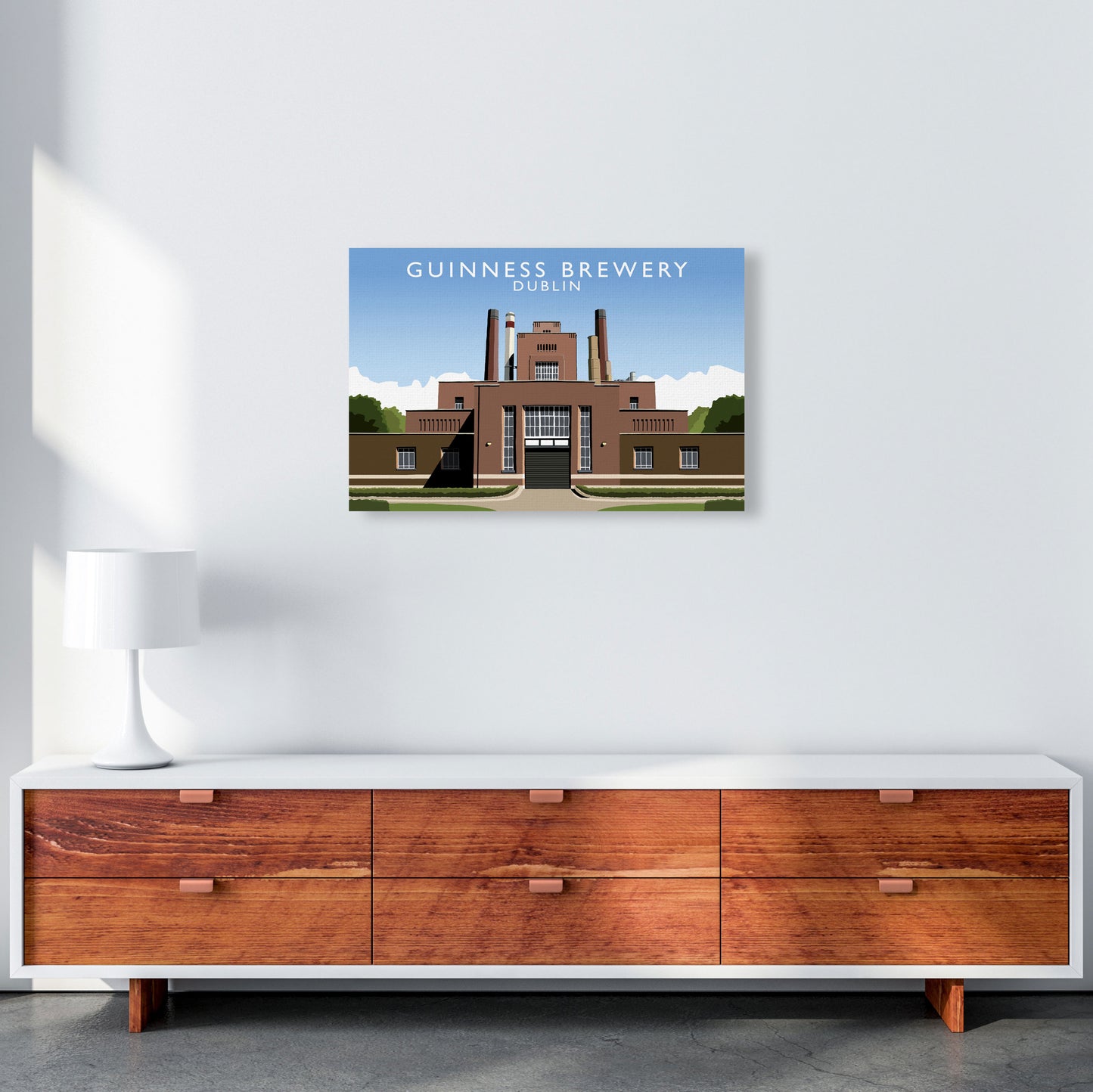 Guinness Brewery1 by Richard O'Neill A2 Canvas