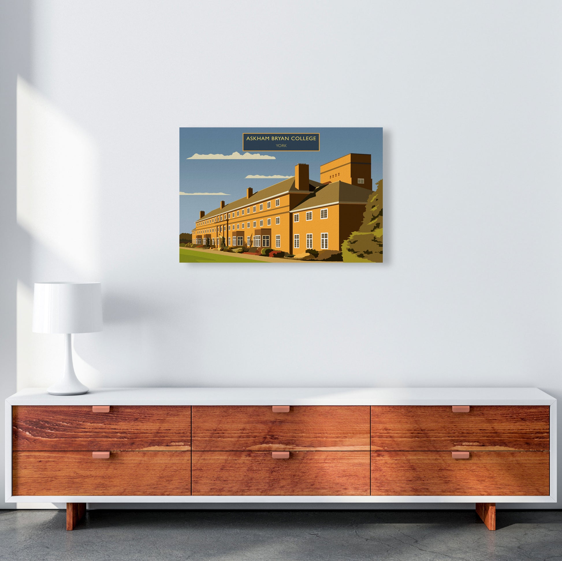 Askham Bryan College by Richard O'Neill A2 Canvas