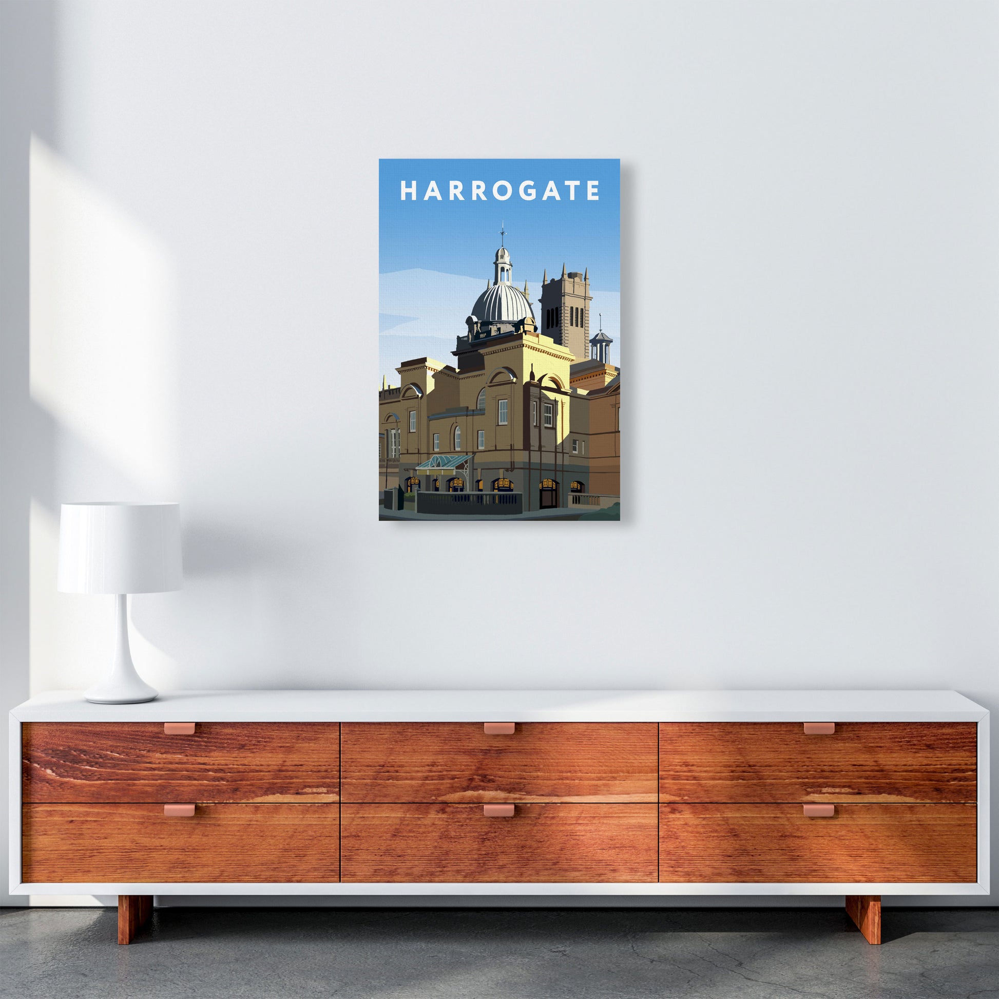 Harrogate 3 Portrait by Richard O'Neill A2 Canvas