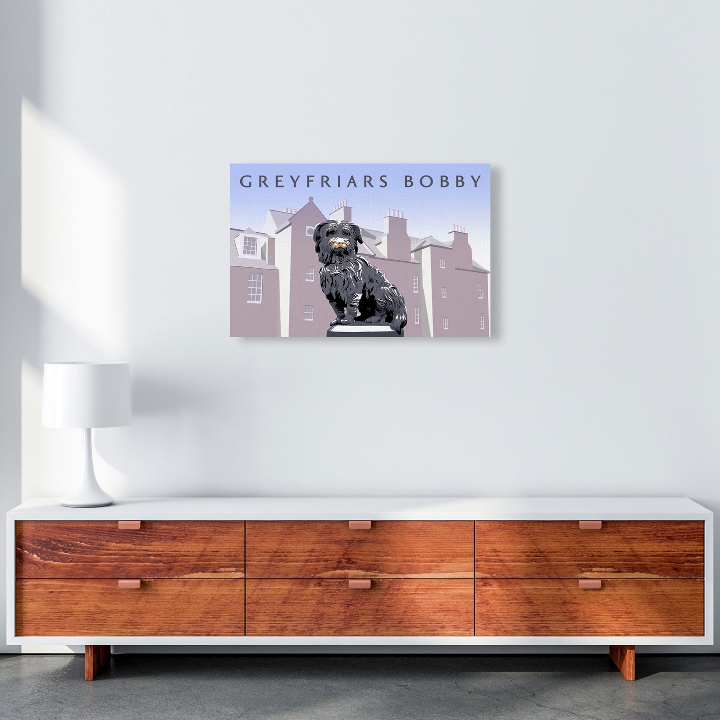 Greyfriars Bobby by Richard O'Neill A2 Canvas