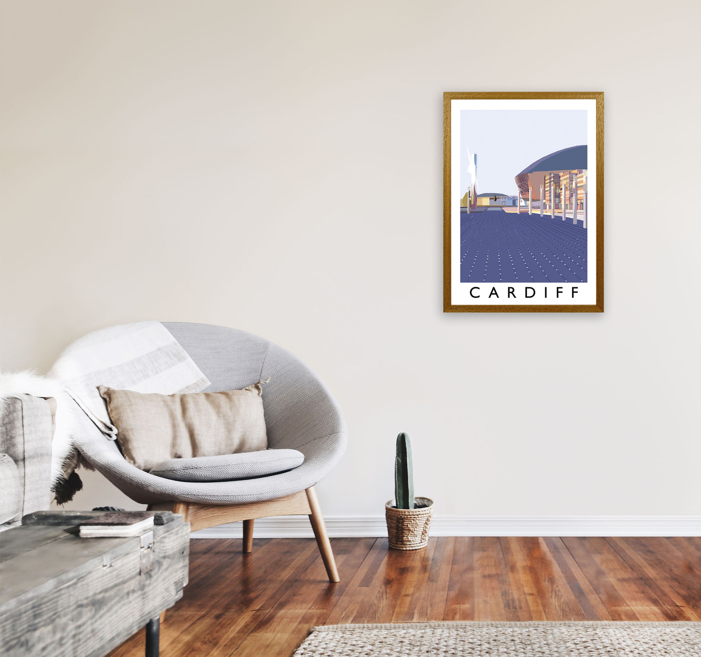 Cardiff by Richard O'Neill A2 Print Only