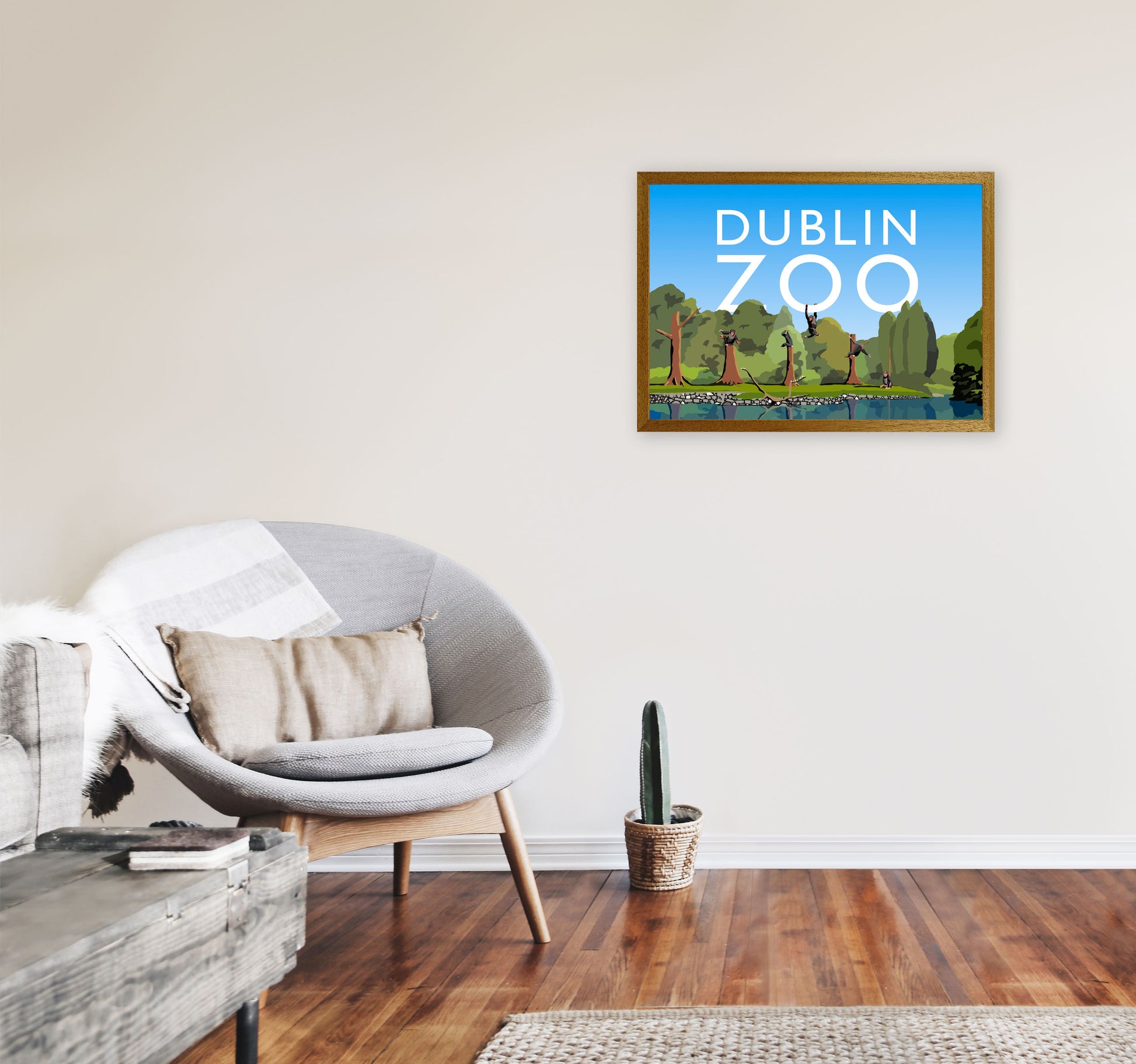 Dublin Zoo by Richard O'Neill A2 Print Only