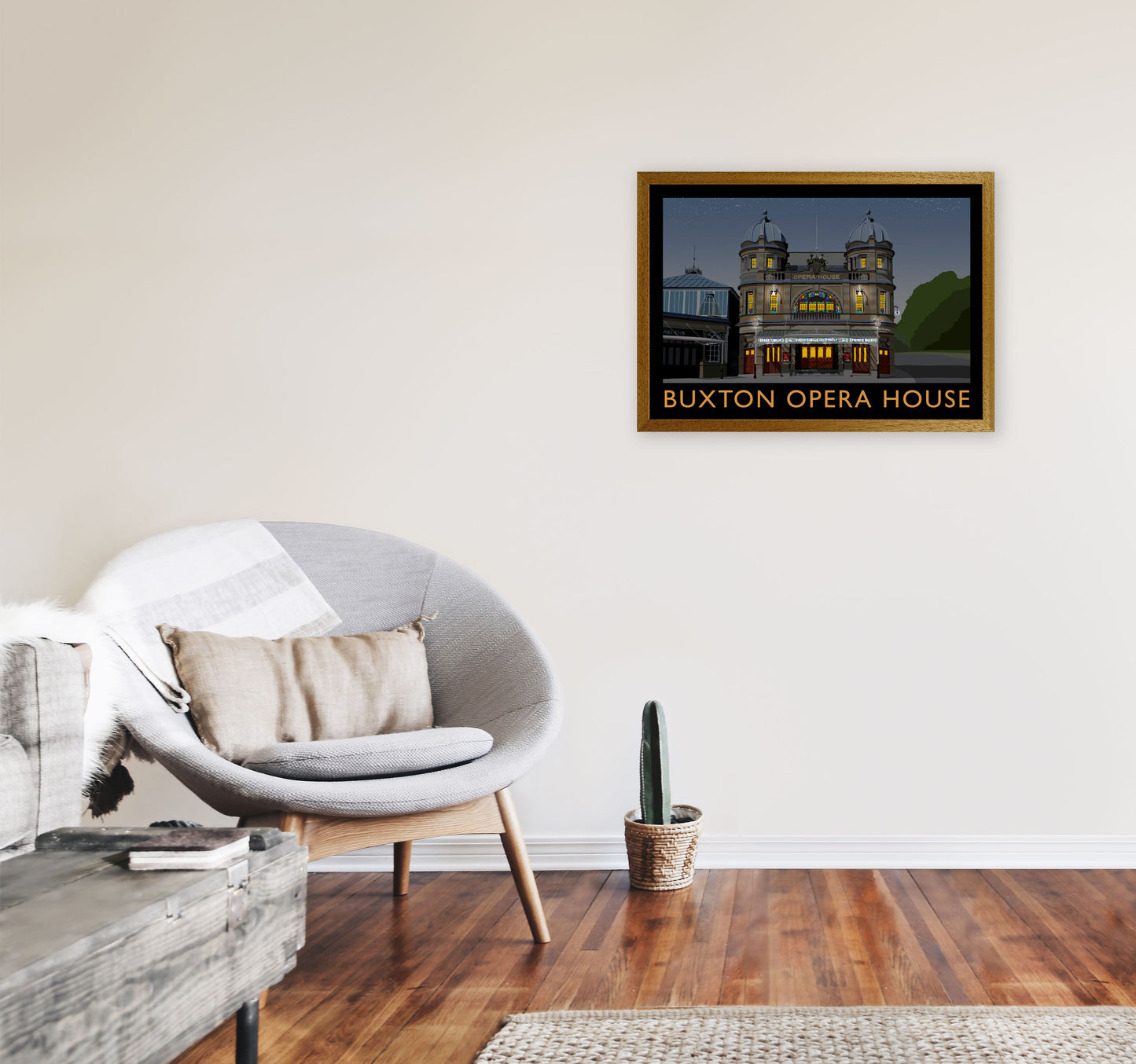 Buxton Opera House Night by Richard O'Neill A2 Print Only