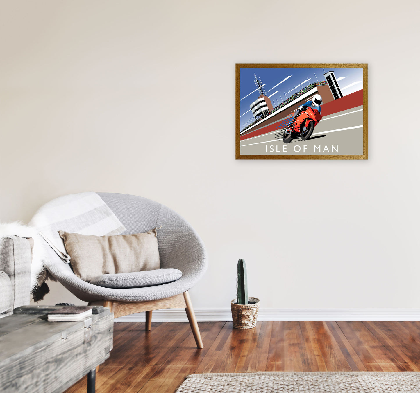 Isle of Man Art Print by Richard O'Neill A2 Print Only
