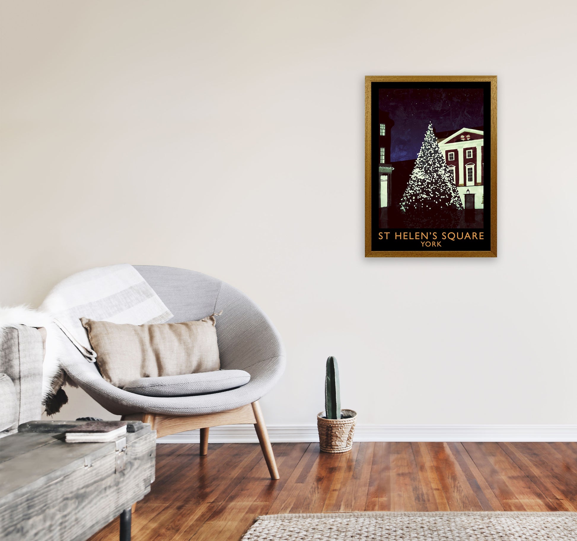 St Helen's Square York Travel Art Print by Richard O'Neill A2 Print Only