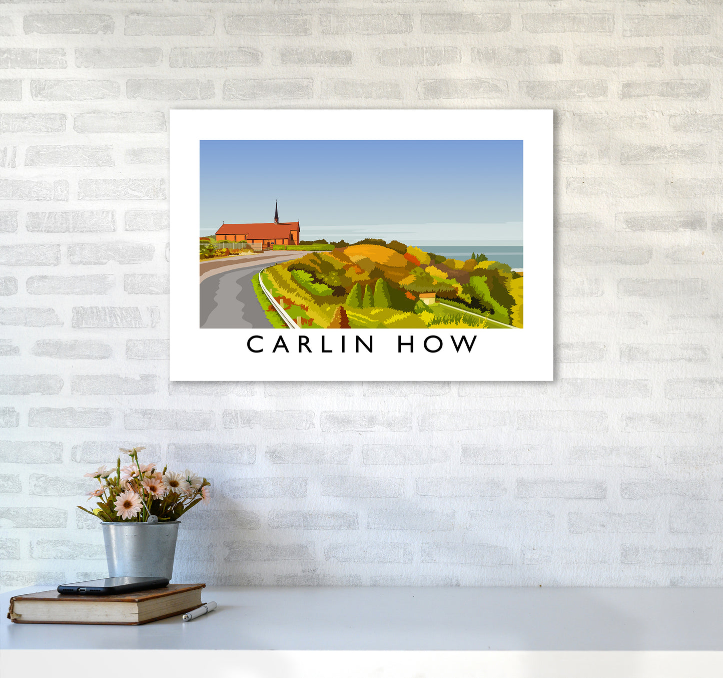 Carlin How Art Print by Richard O'Neill A2 Black Frame