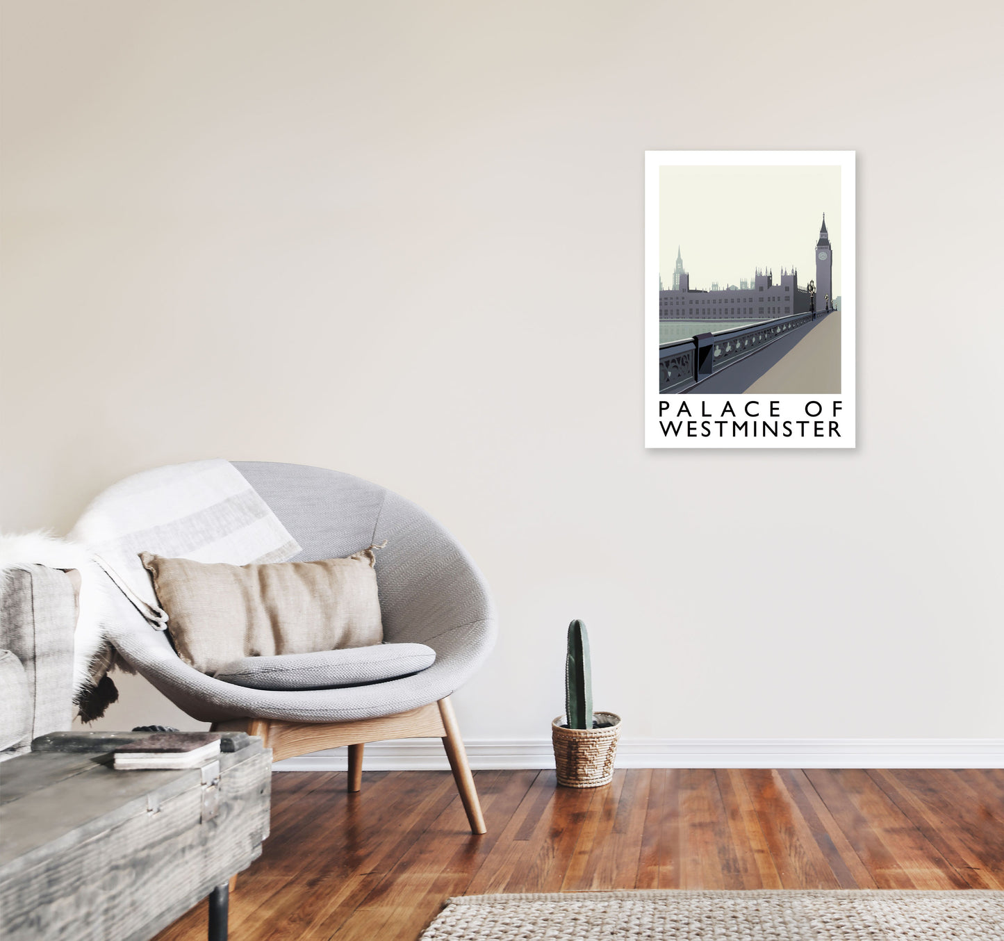 Palace Of Westminster by Richard O'Neill A2 Black Frame