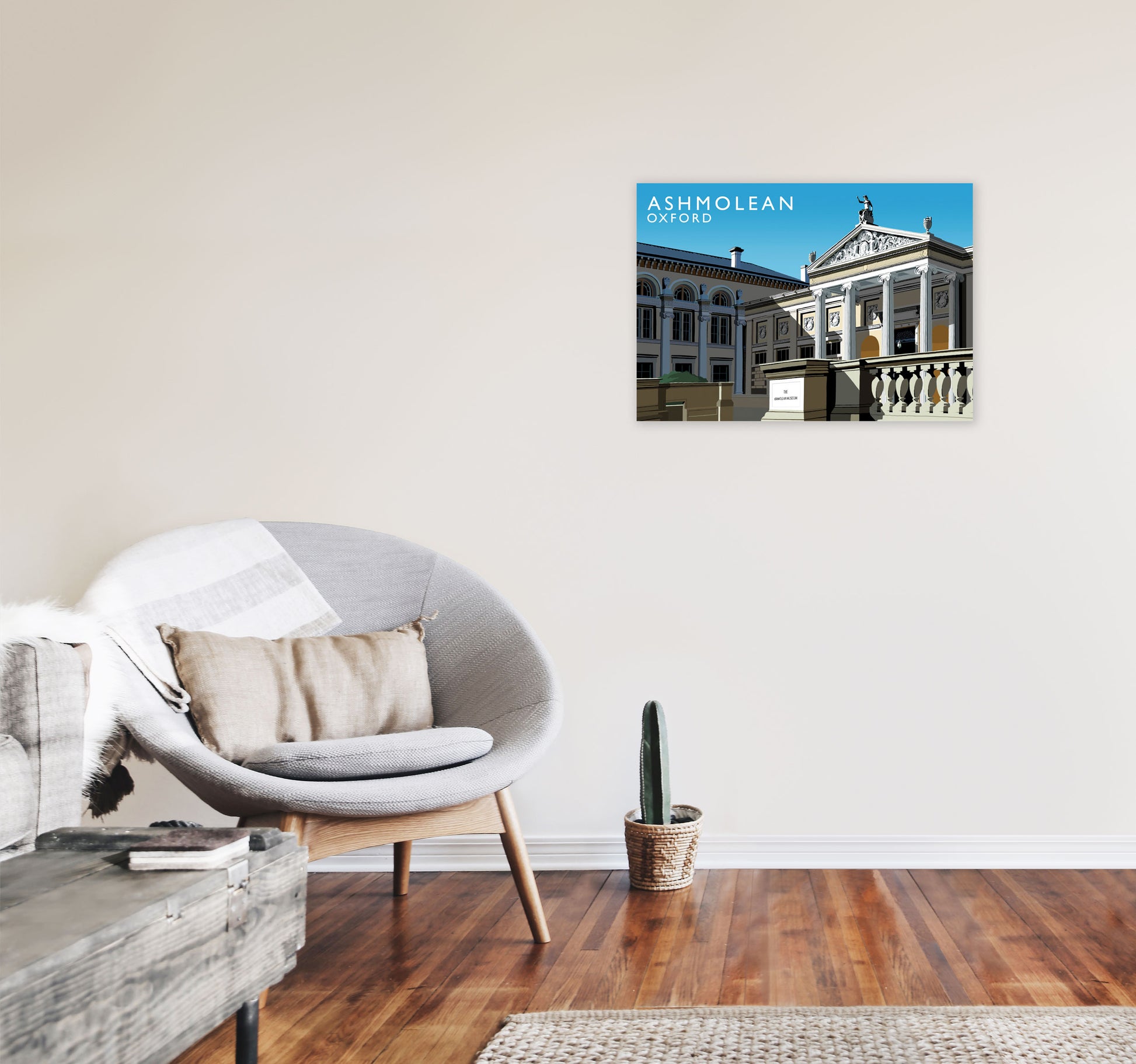 Ashmolean by Richard O'Neill A2 Black Frame