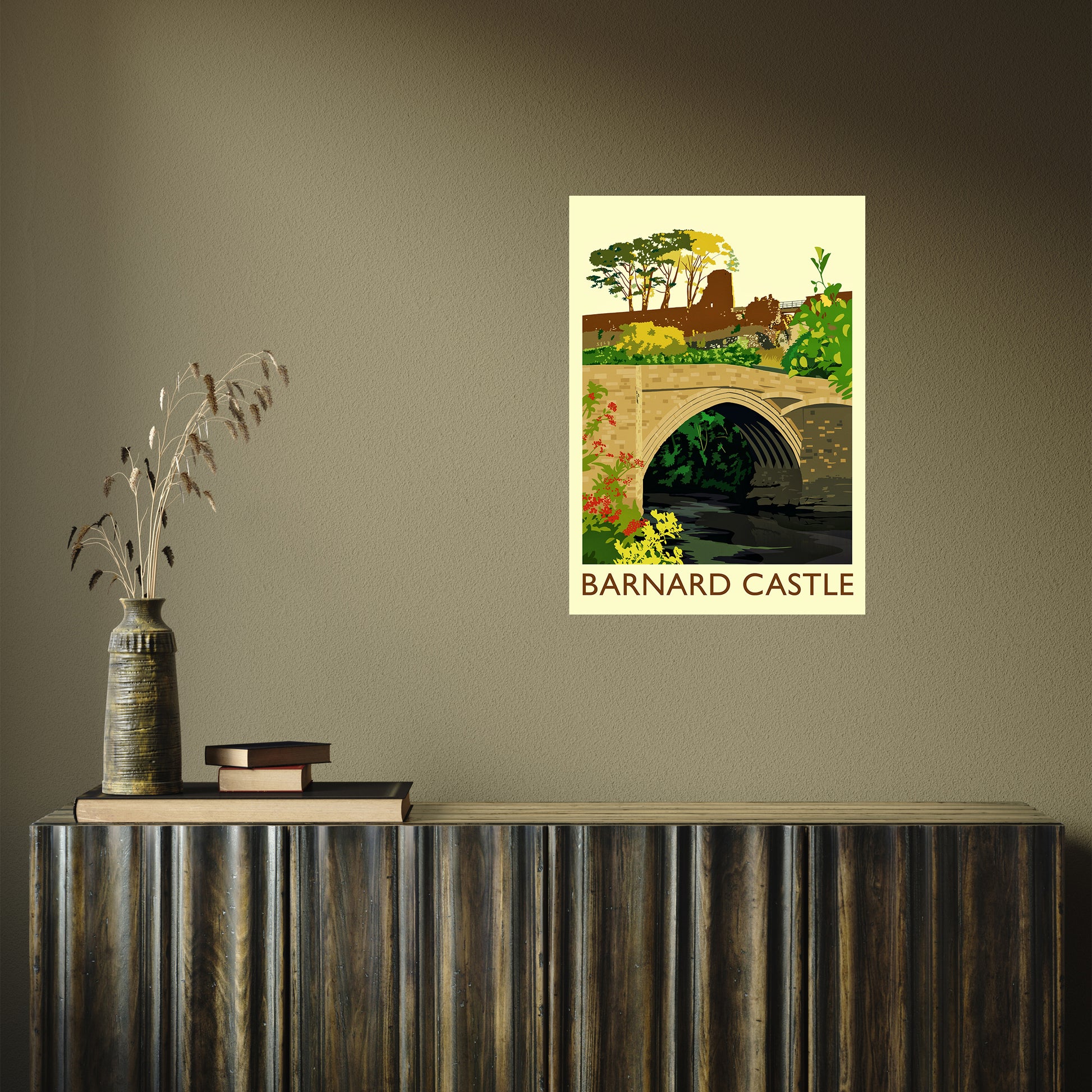 Barnard Castle 4 by Richard O'Neill A2 Print Only