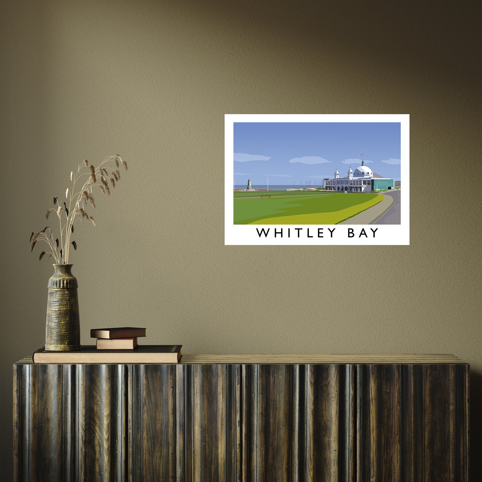 Whitley Bay by Richard O'Neill A2 Print Only