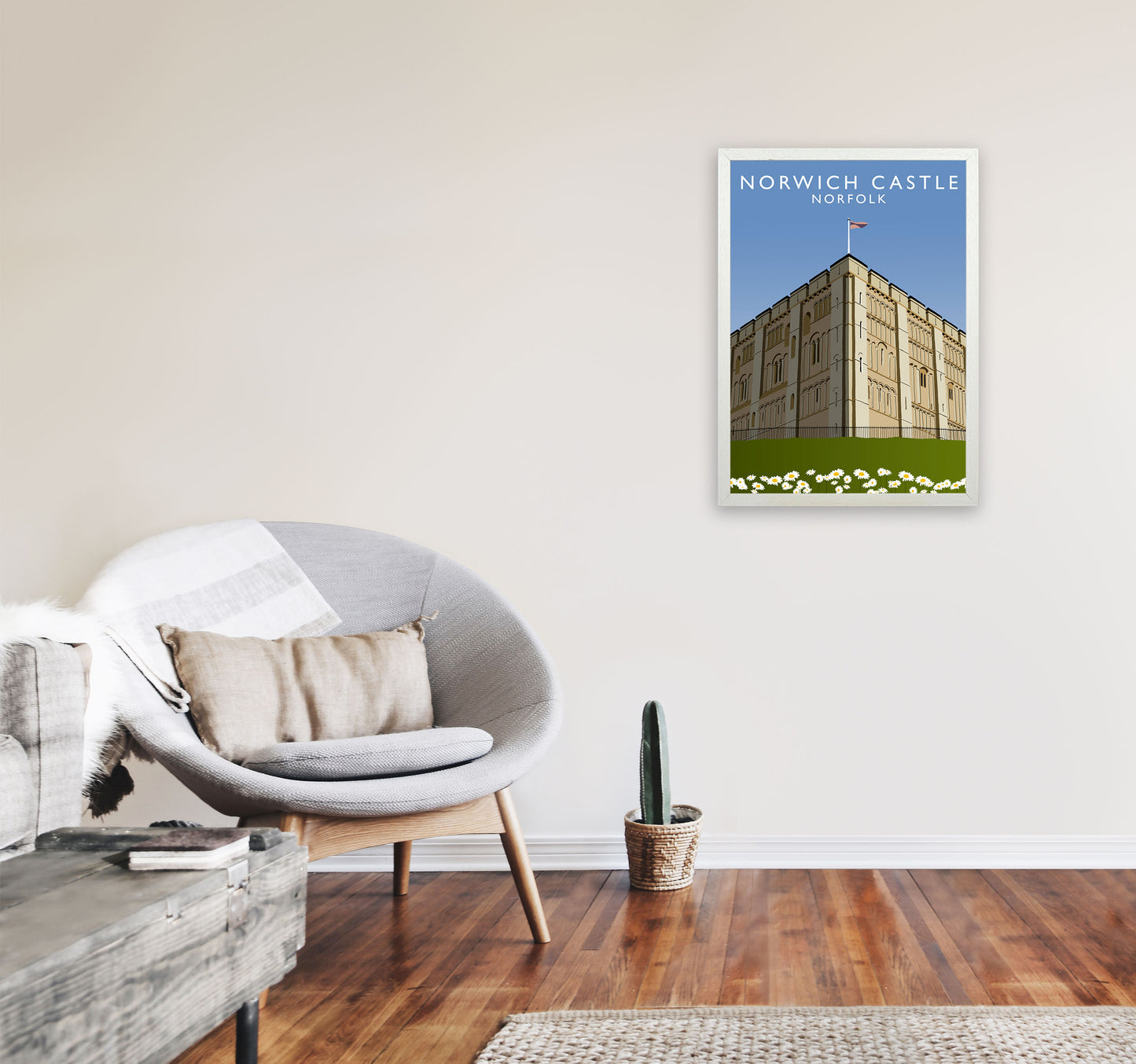 Norwich Castle by Richard O'Neill A2 Oak Frame