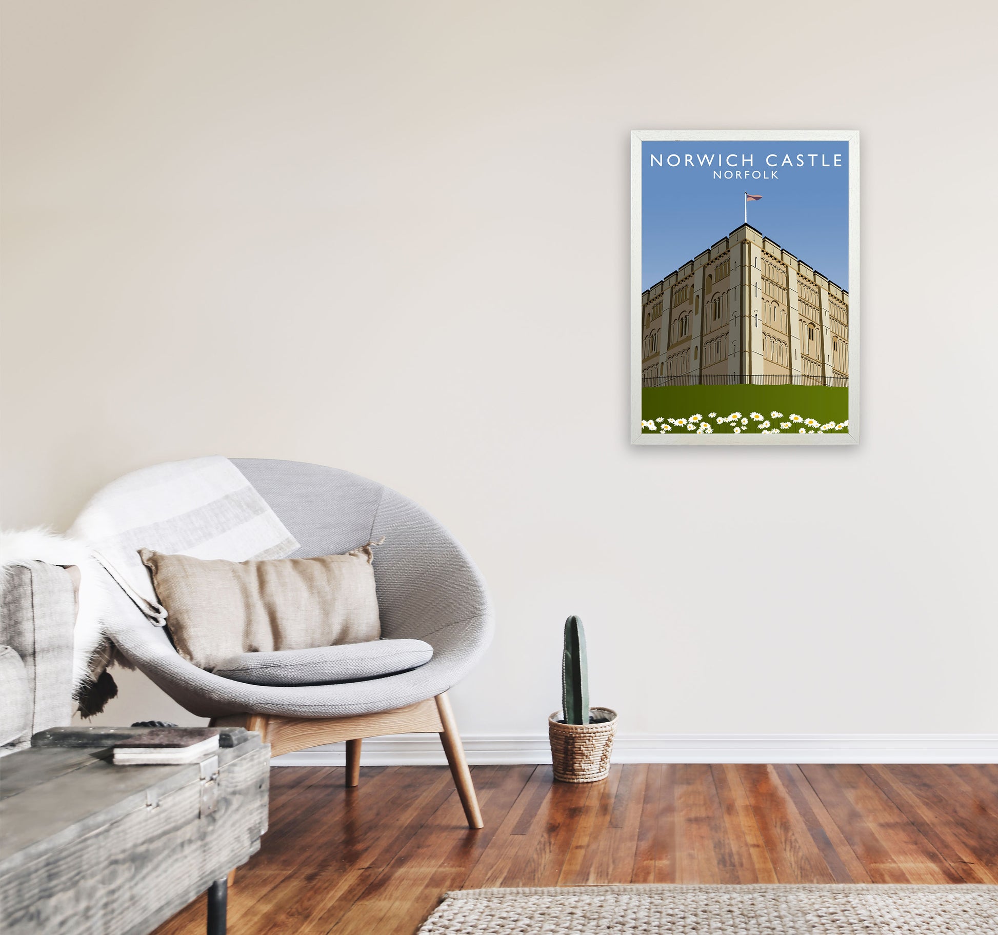 Norwich Castle by Richard O'Neill A2 Oak Frame