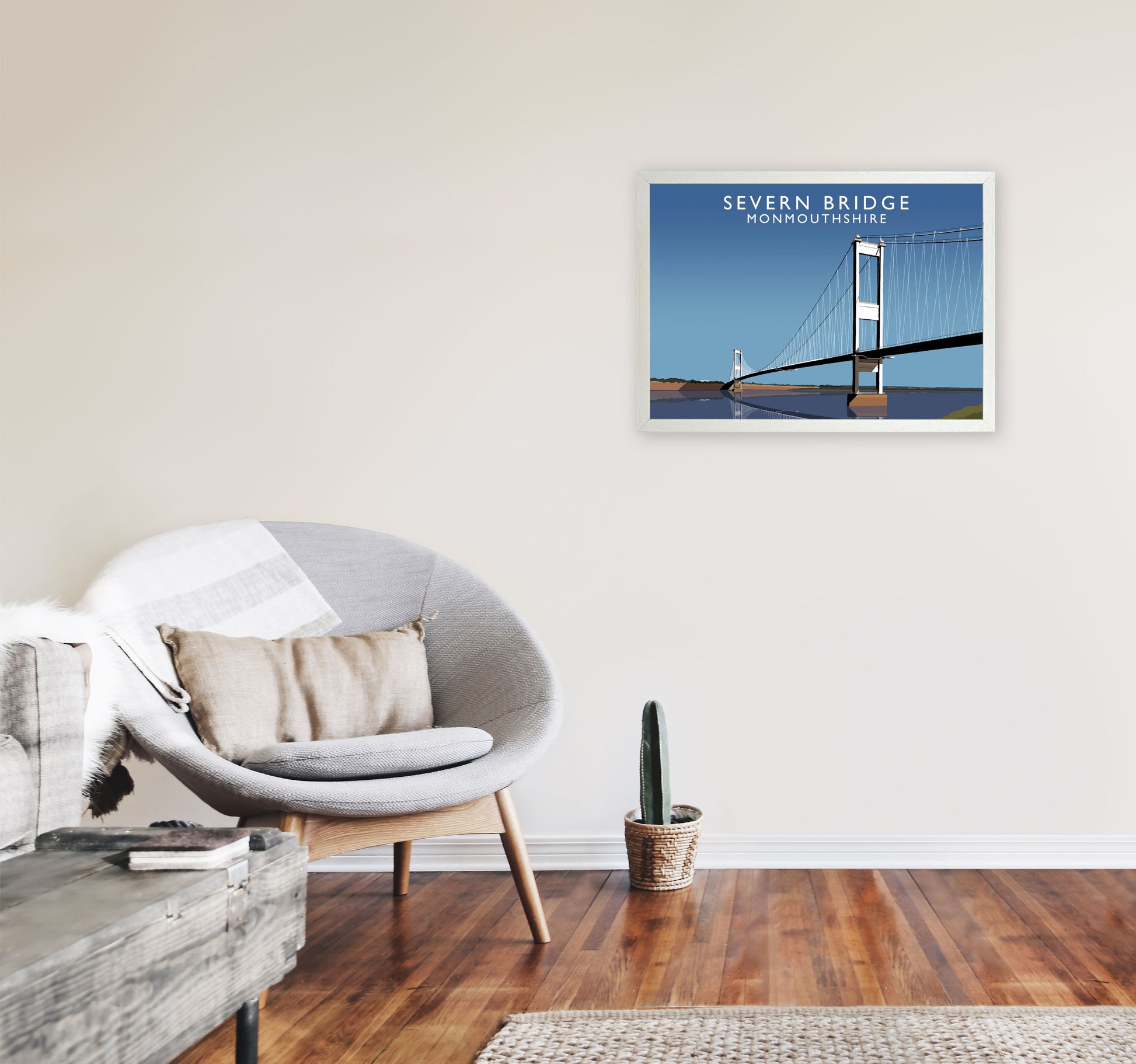 Severn Bridge by Richard O'Neill A2 Oak Frame
