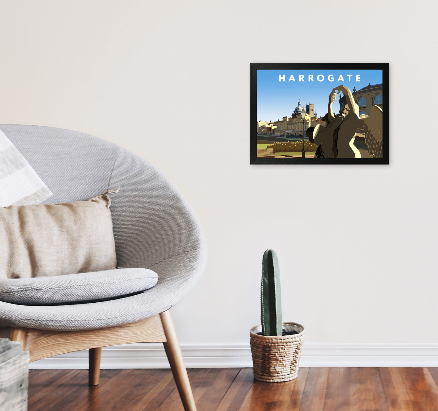 Harrogate 2 by Richard O'Neill A3 White Frame