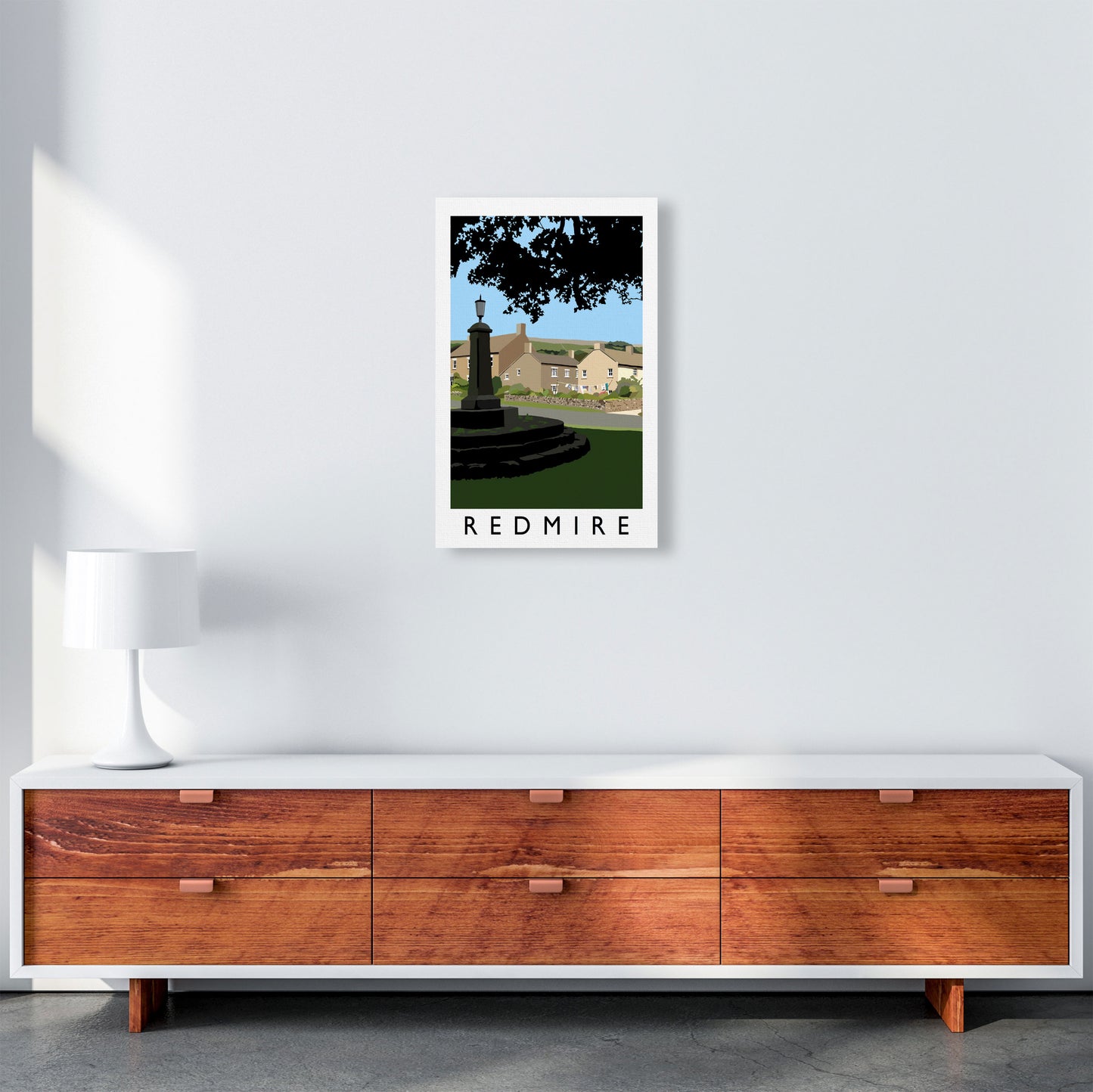 Redmire Art Print by Richard O'Neill A3 Canvas