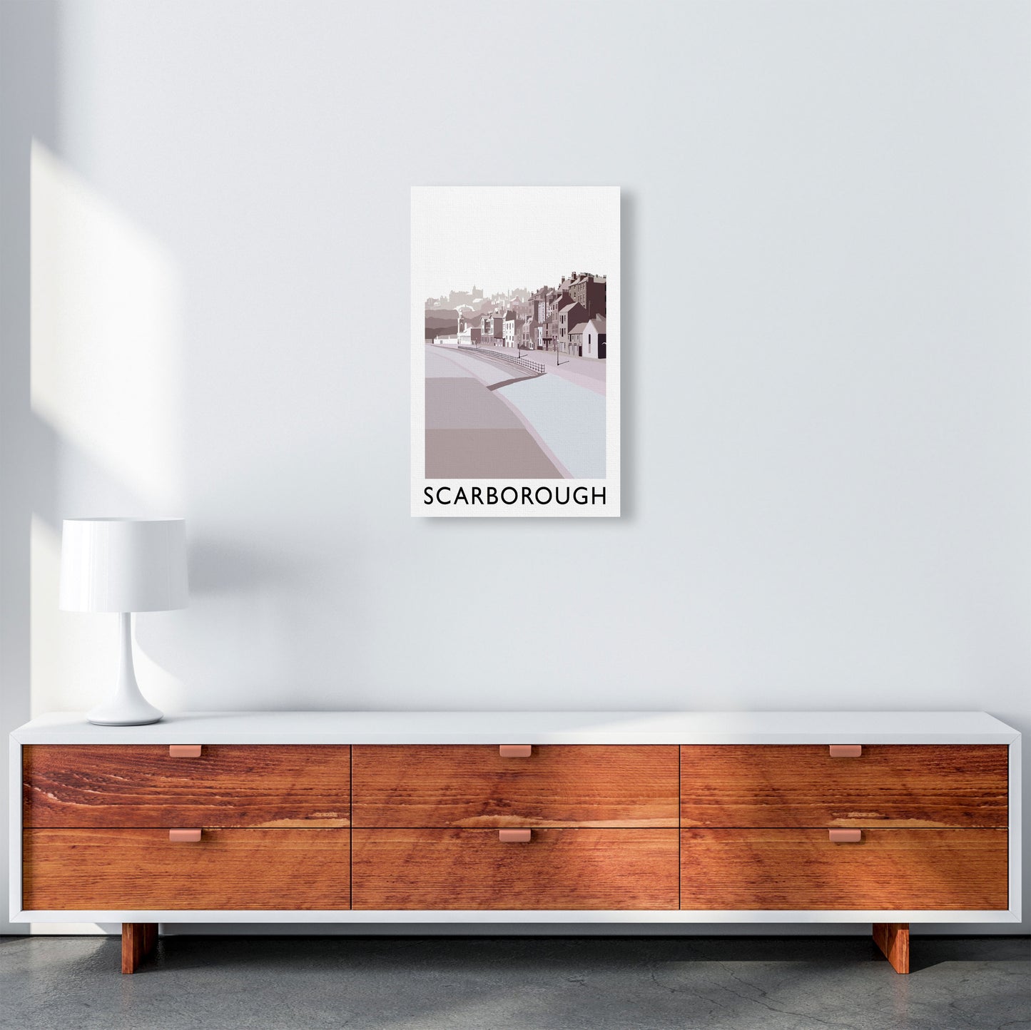 Scarborough Art Print by Richard O'Neill A3 Canvas