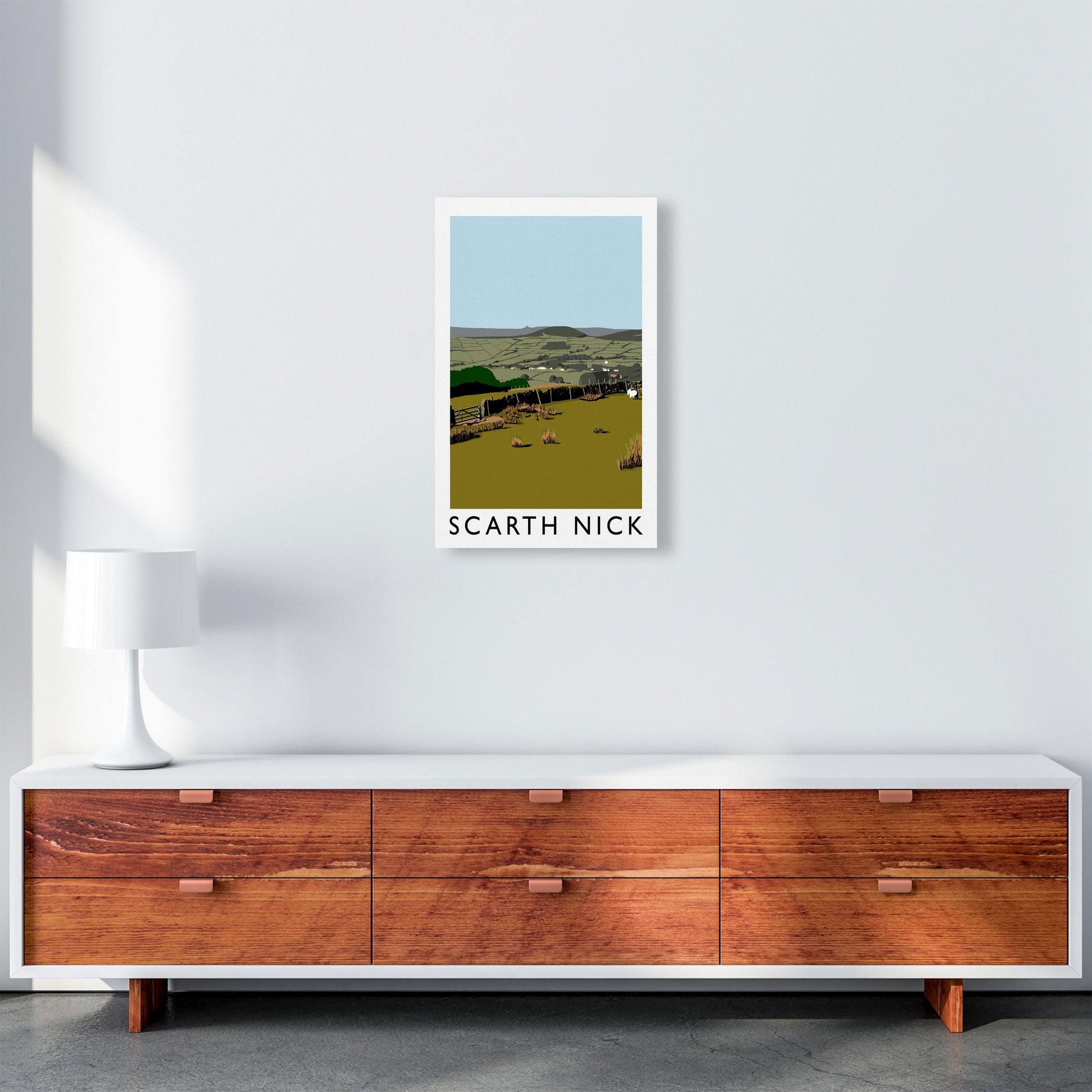 Scarth Nick Art Print by Richard O'Neill A3 Canvas