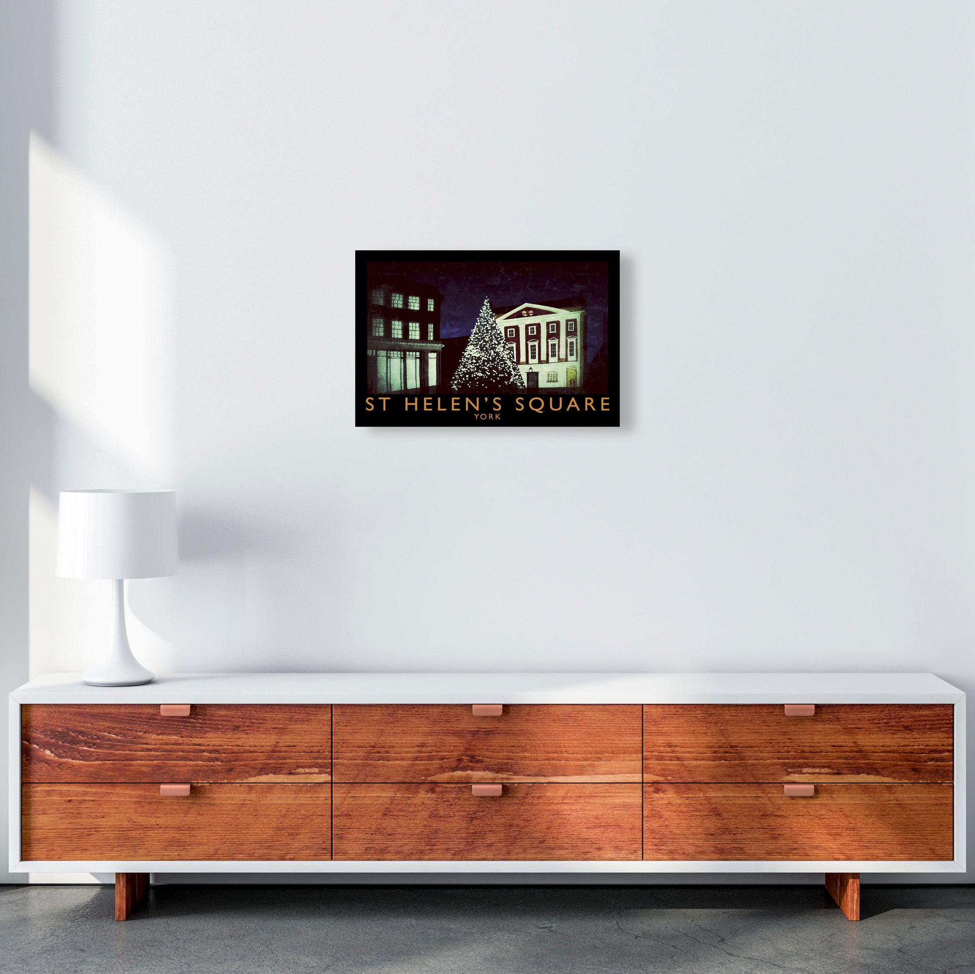 St Helen's Square Art Print by Richard O'Neill A3 Canvas