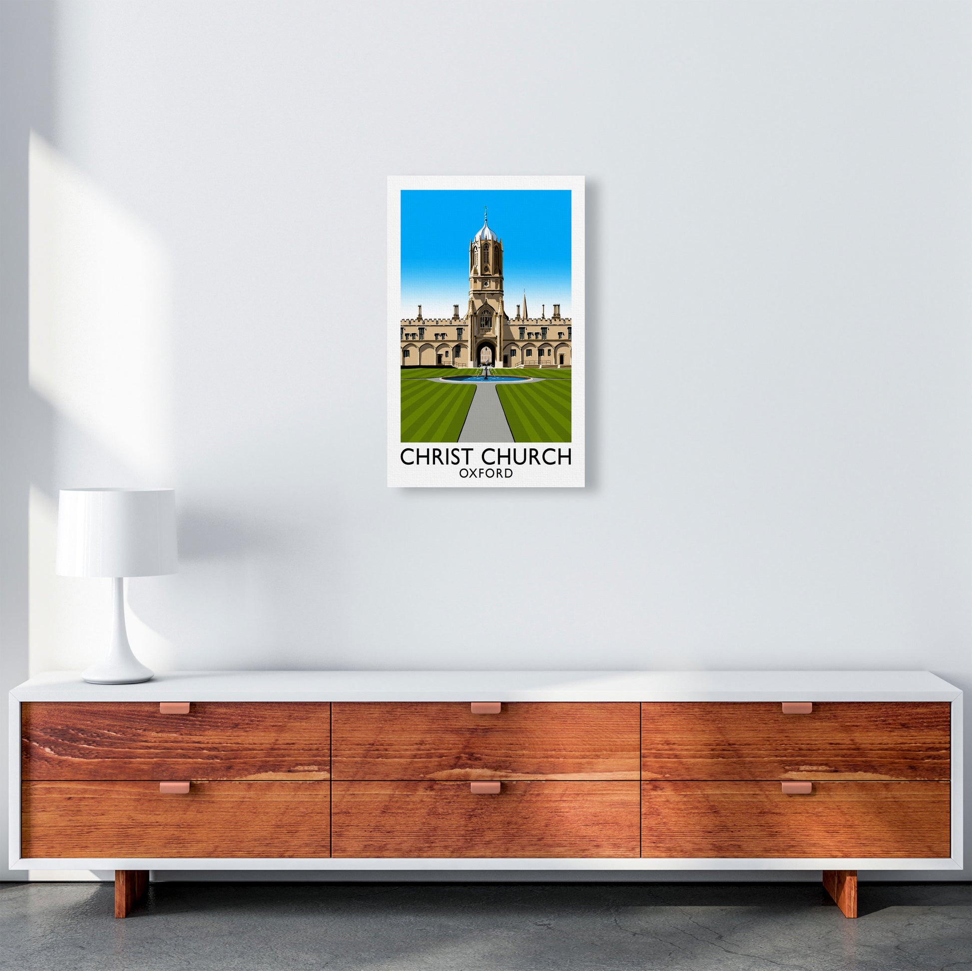 Christ Church Oxford by Richard O'Neill A3 Canvas