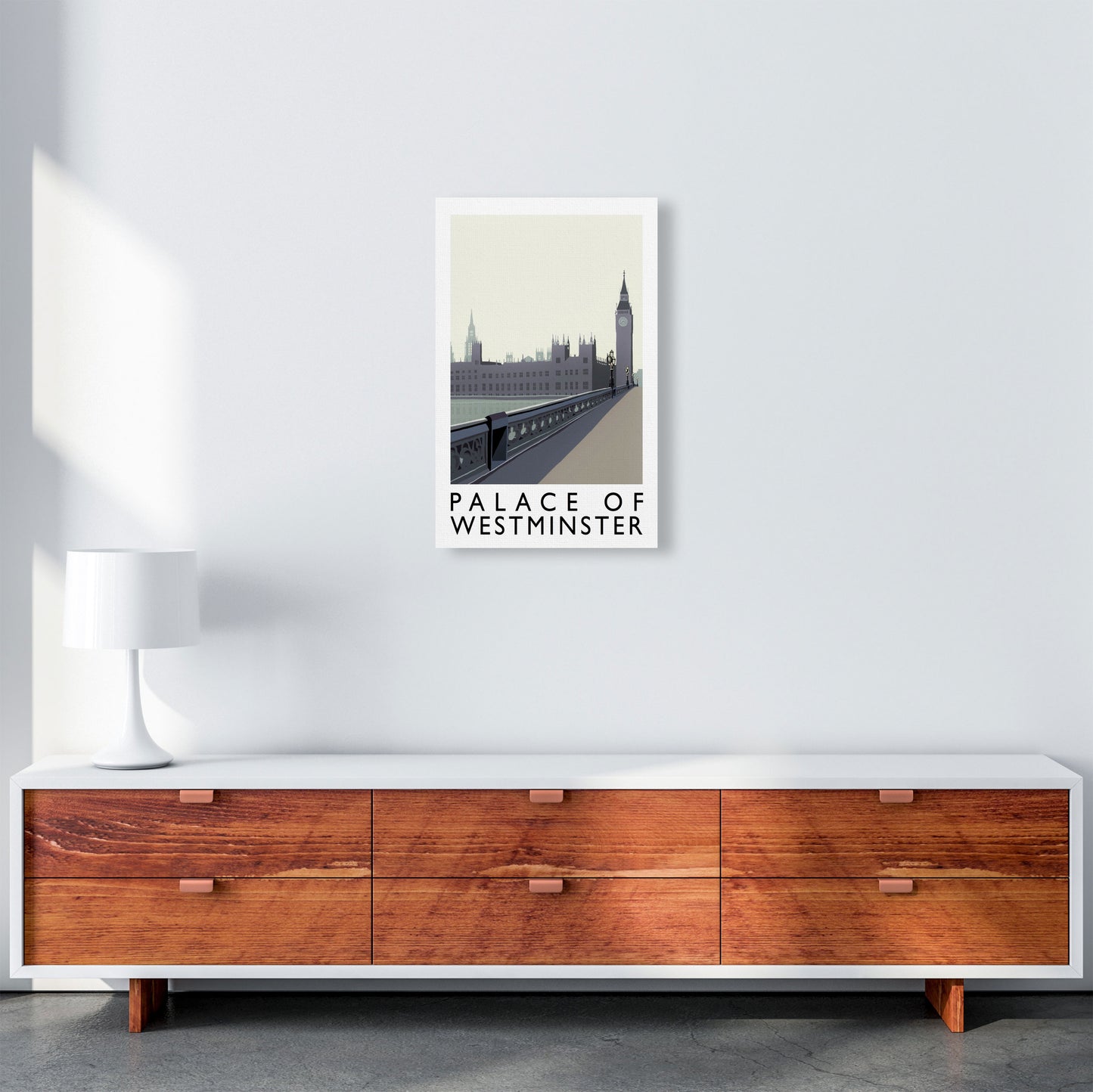 Palace Of Westminster by Richard O'Neill A3 Canvas
