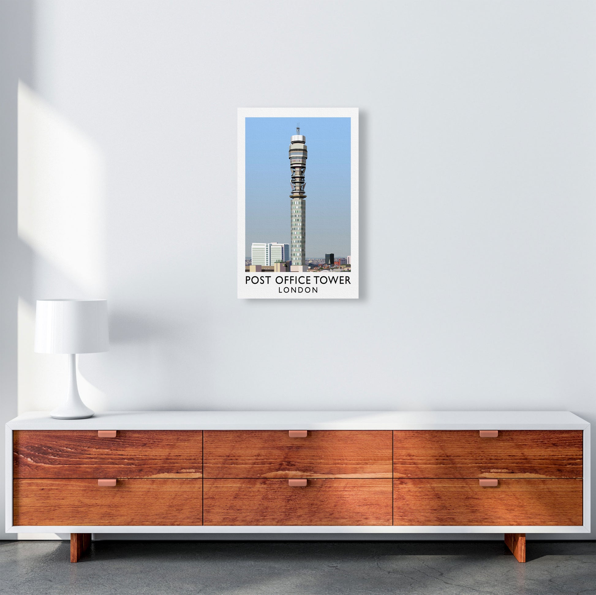 Post Office Tower London Art Print by Richard O'Neill A3 Canvas