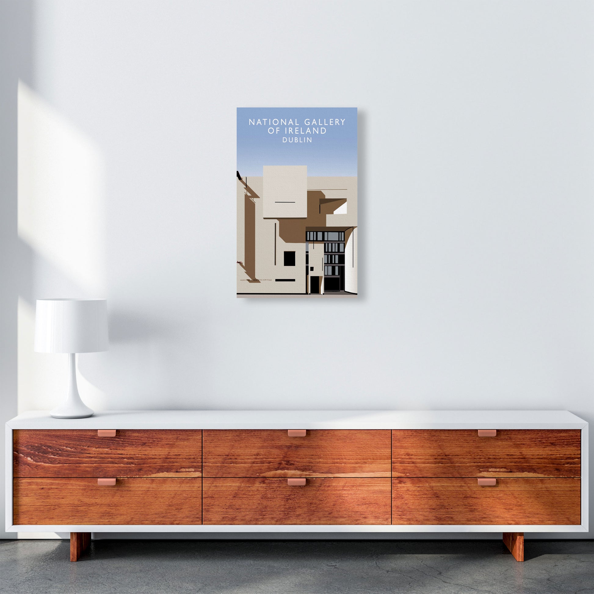 National Gallery Of Ireland by Richard O'Neill A3 Canvas