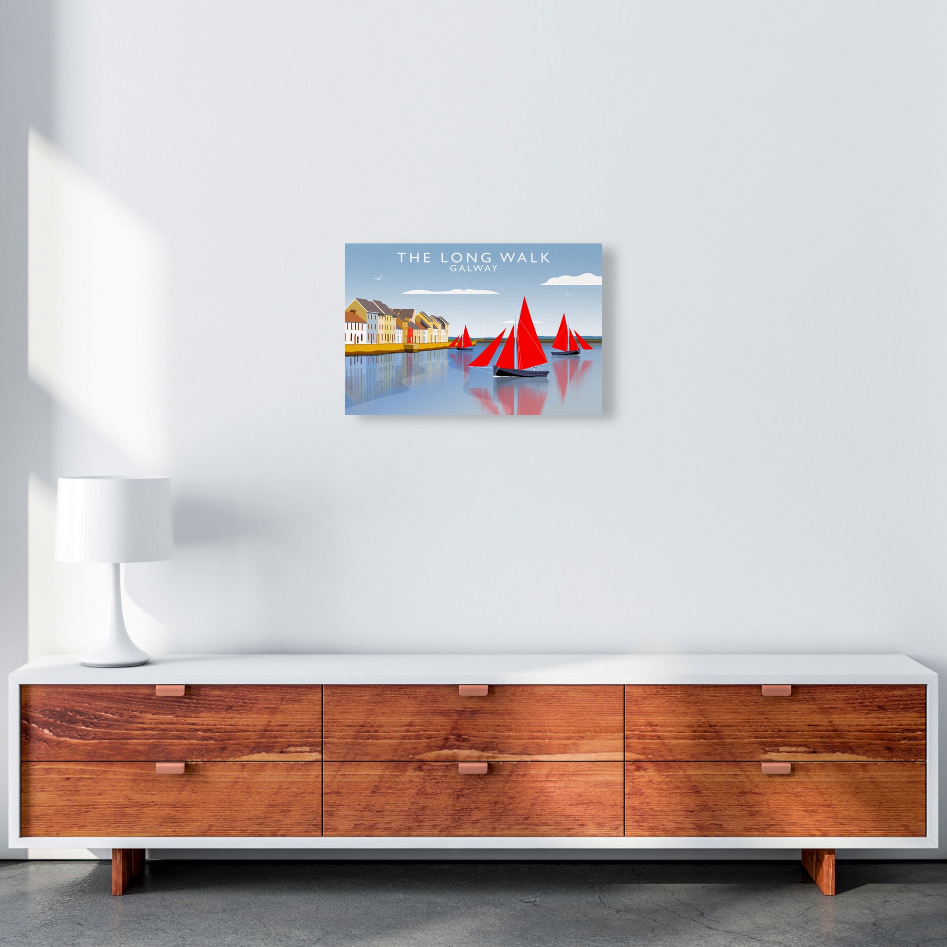 Long Walk (Landscape) by Richard O'Neill A3 Canvas