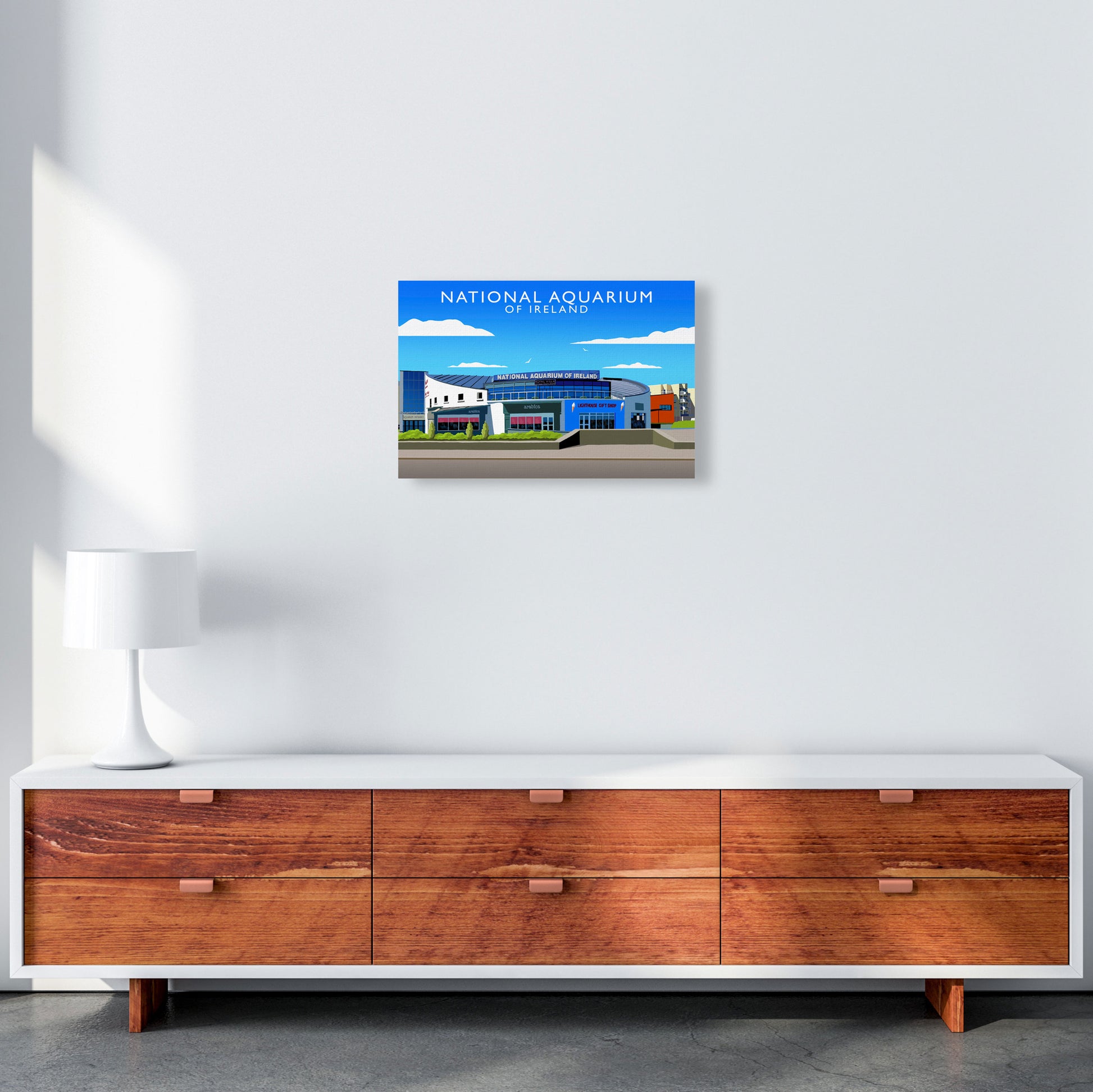 National Aquarium Ireland (Landscape) by Richard O'Neill A3 Canvas