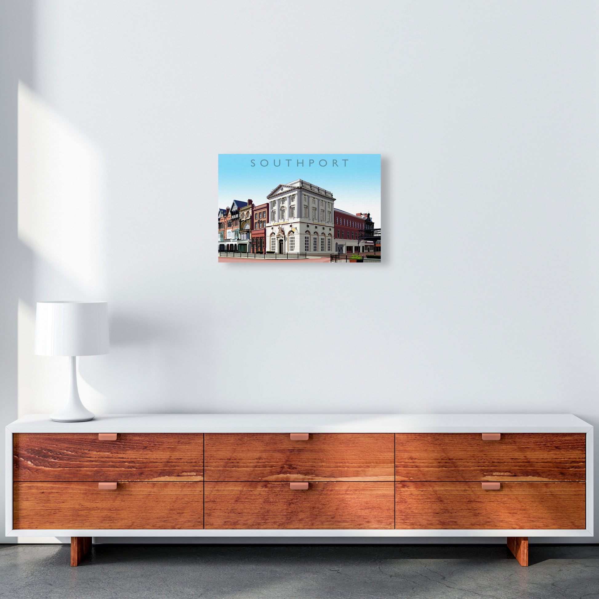 Southport by Richard O'Neill A3 Canvas