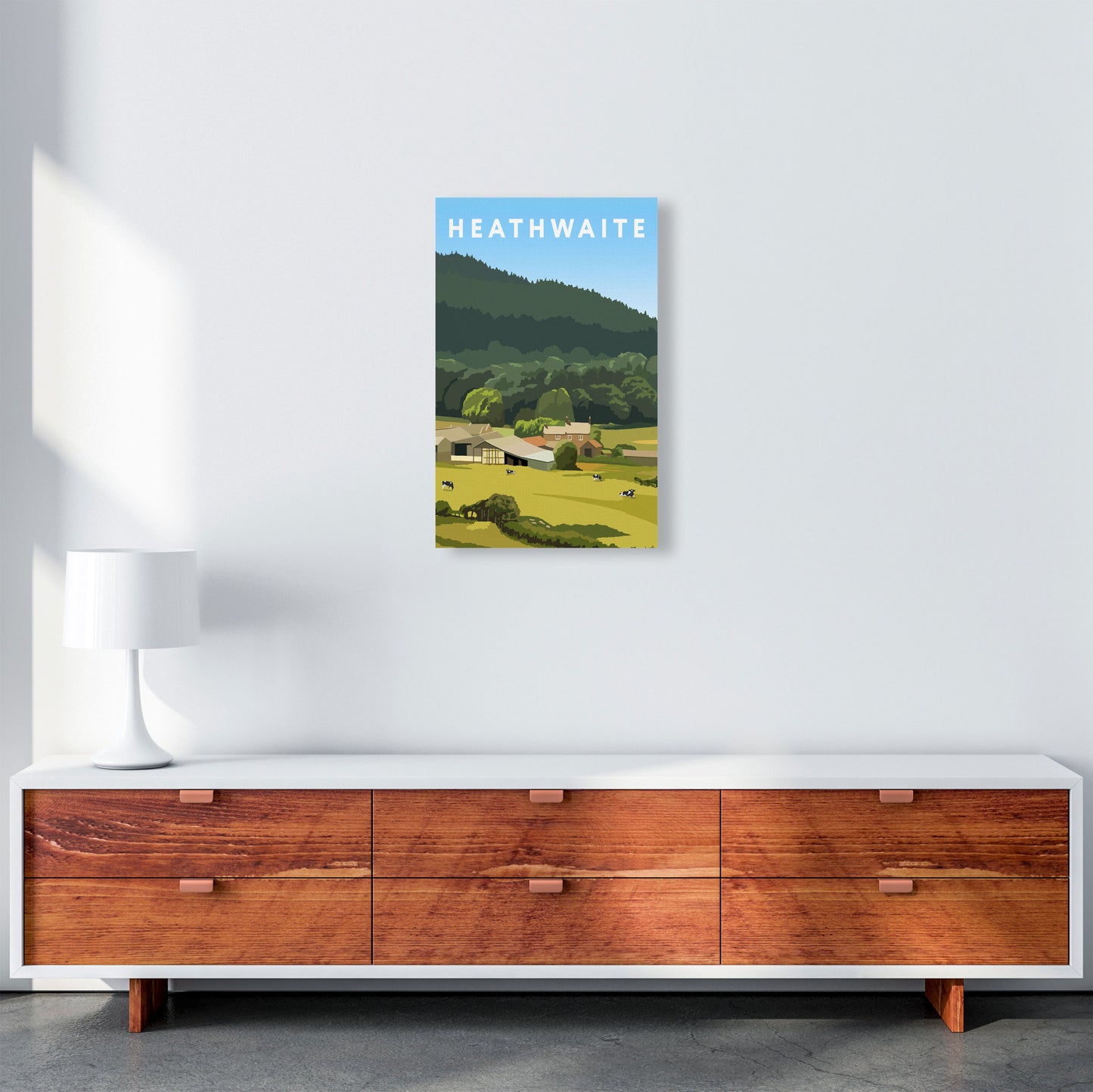 Heathwaite Portrait by Richard O'Neill A3 Canvas